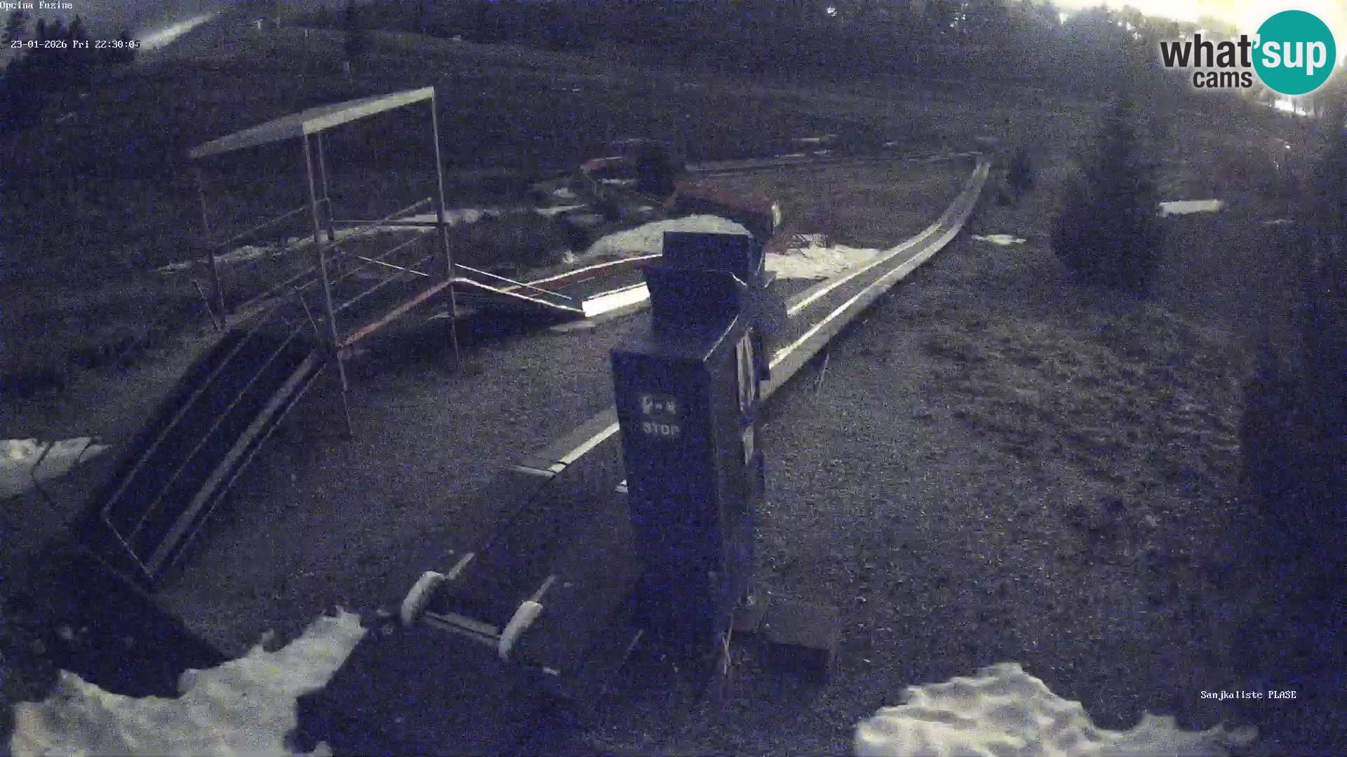 Live webcam Fužine toboggan run – Croatia