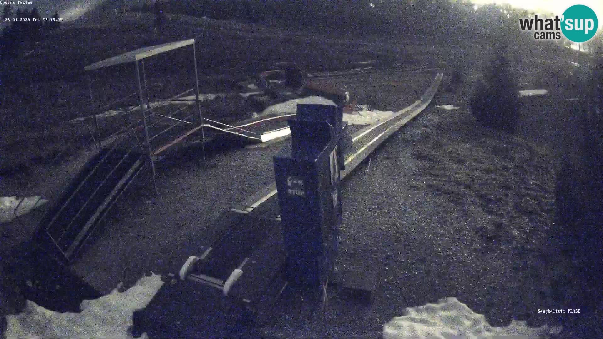 Spletna kamera v živo Sankališče Fužine – Hrvaška