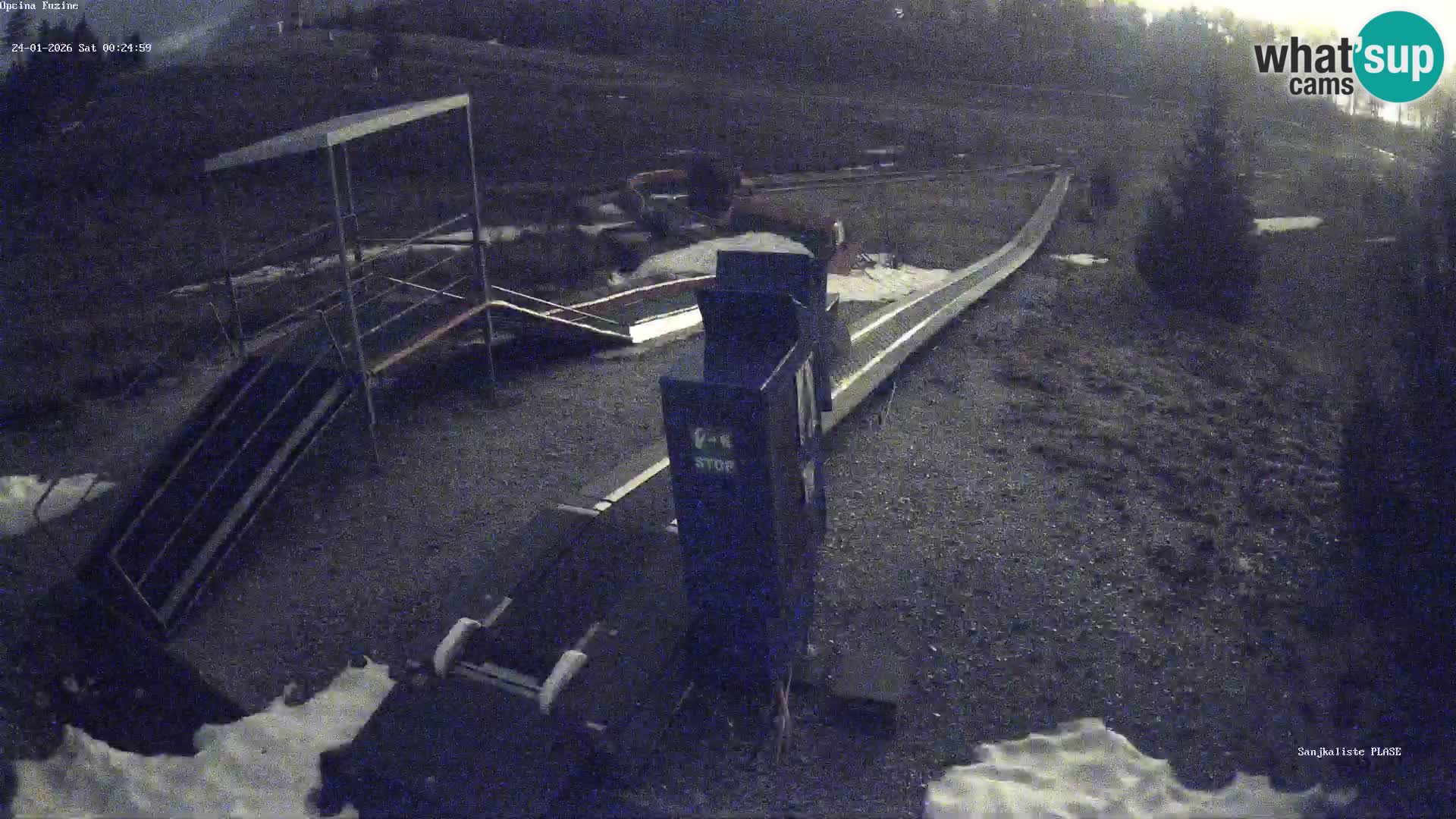 Spletna kamera v živo Sankališče Fužine – Hrvaška