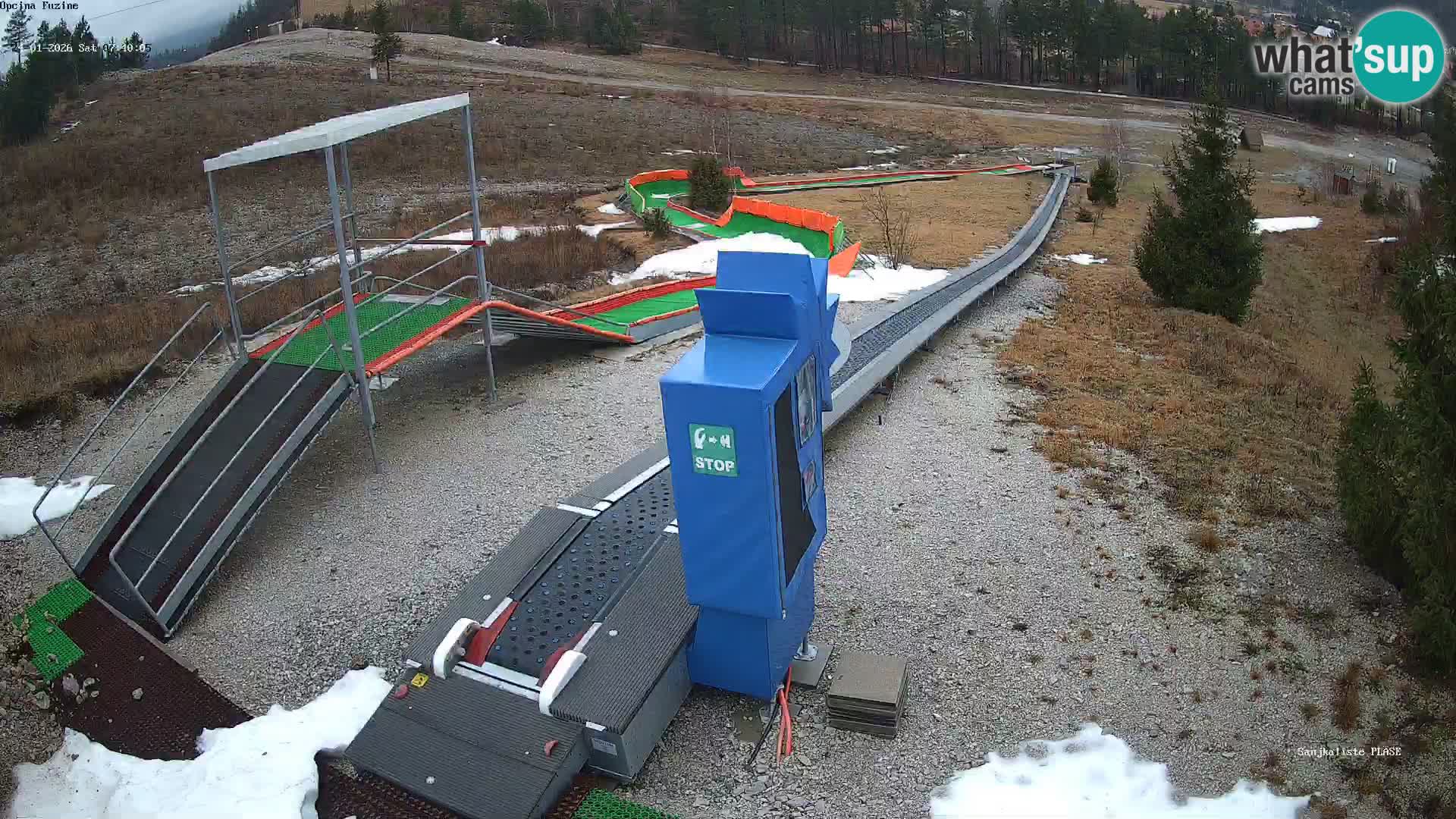 Web kamera uživo Sanjkalište Fužine – Hrvatska