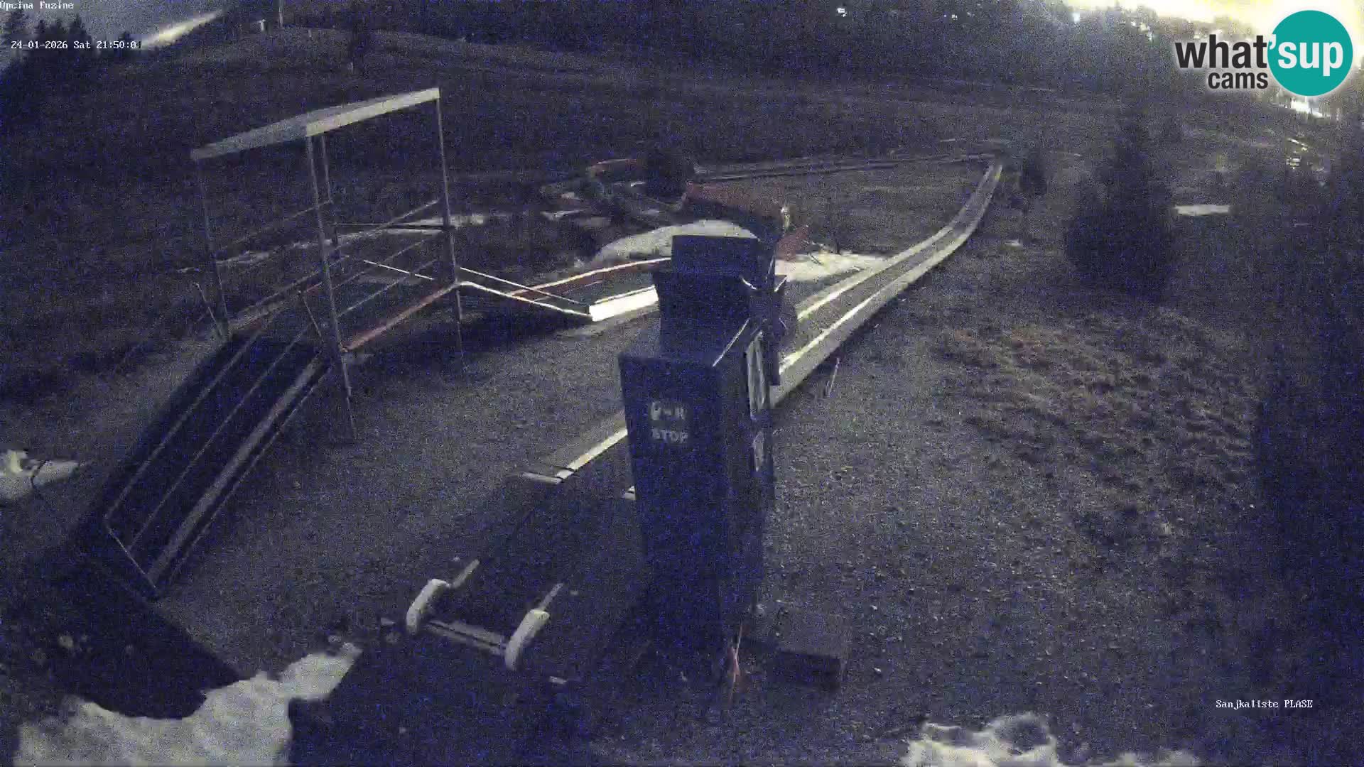 Live webcam Fužine toboggan run – Croatia