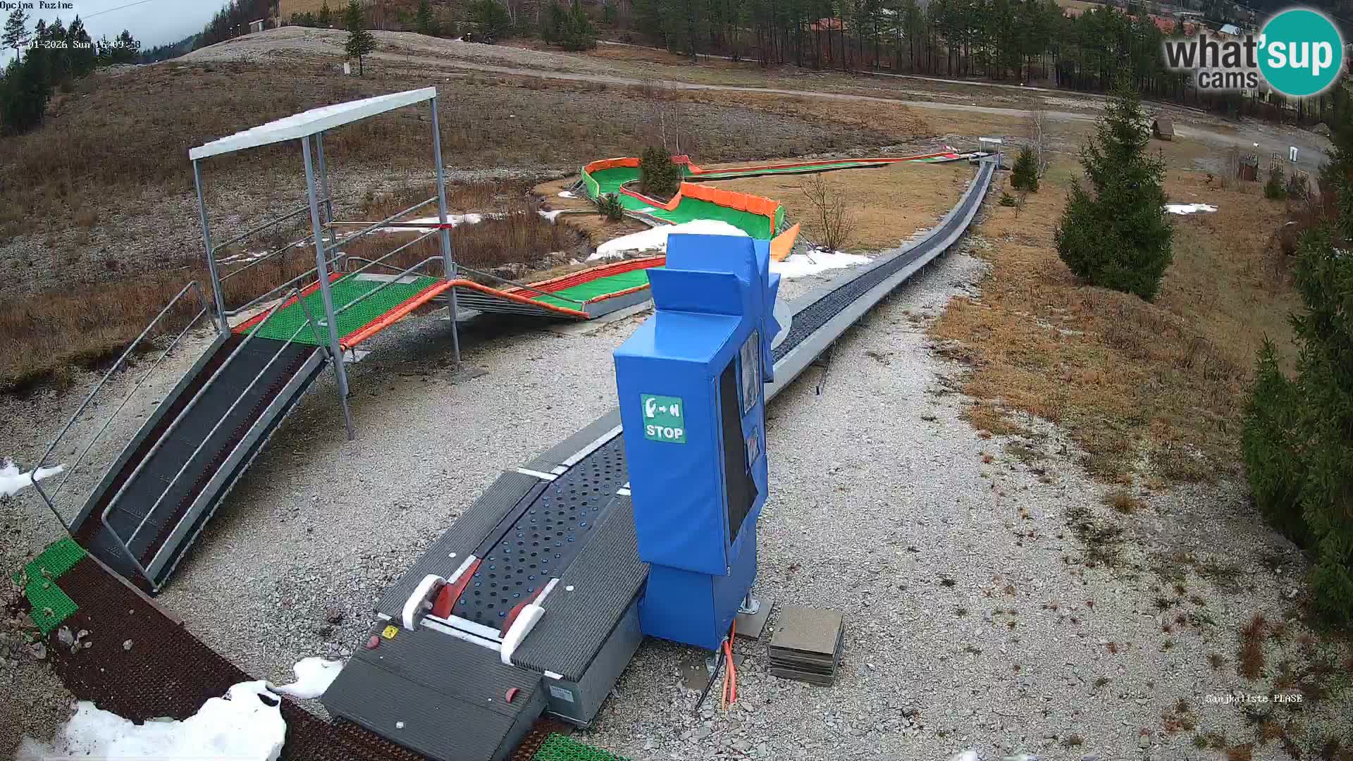 Live Webcam Rodelbahn Fužine – Kroatien