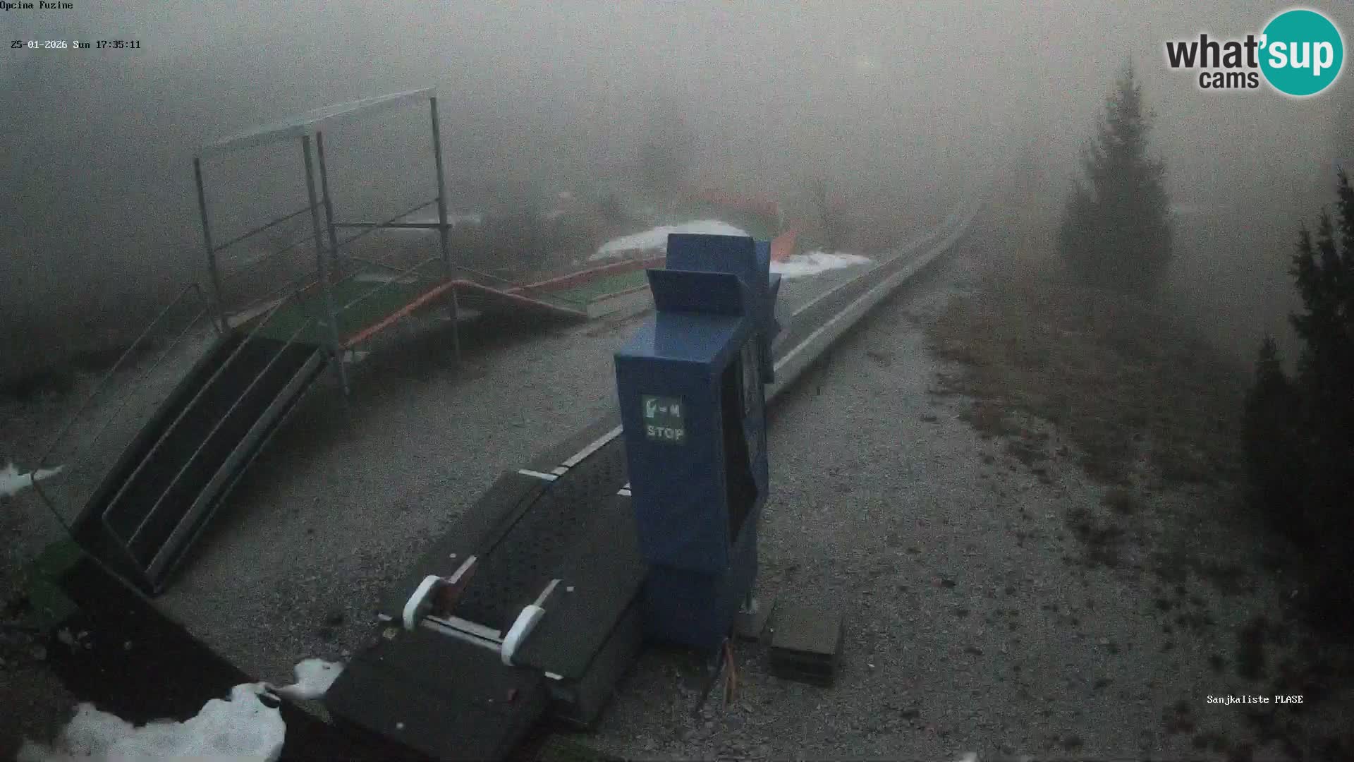 Spletna kamera v živo Sankališče Fužine – Hrvaška