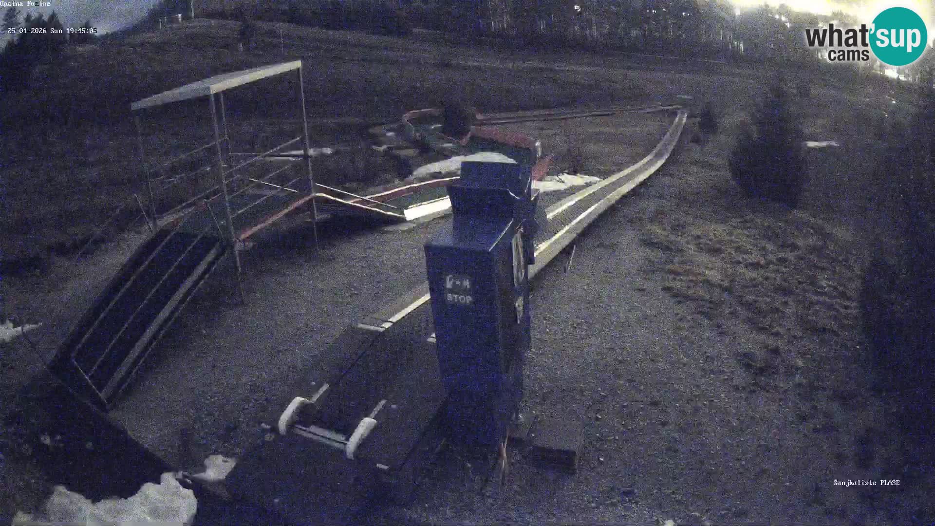 Webcam en direct Piste de luge de Fužine – Croatie