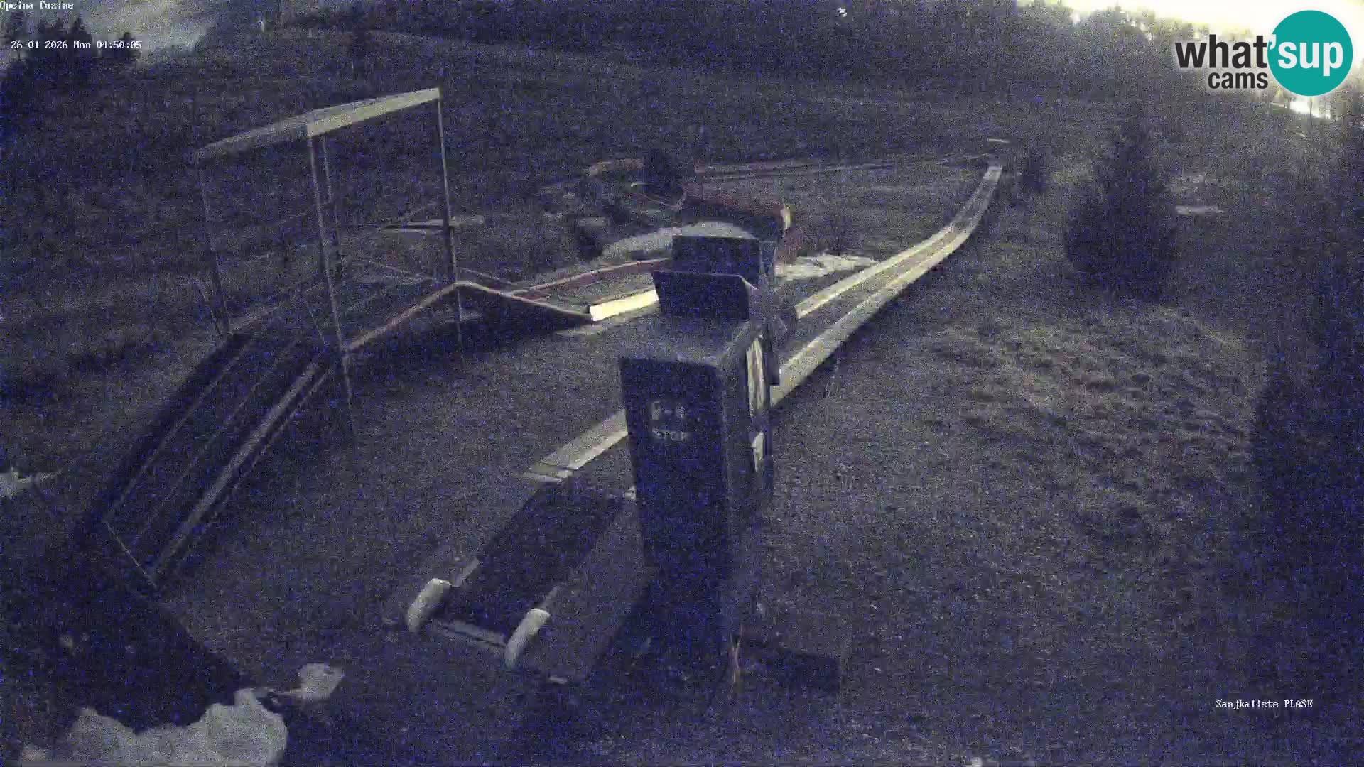 Spletna kamera v živo Sankališče Fužine – Hrvaška