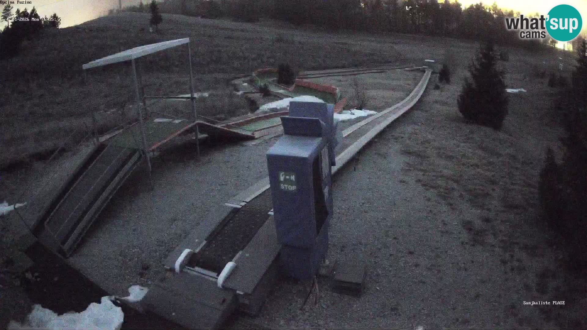 Spletna kamera v živo Sankališče Fužine – Hrvaška