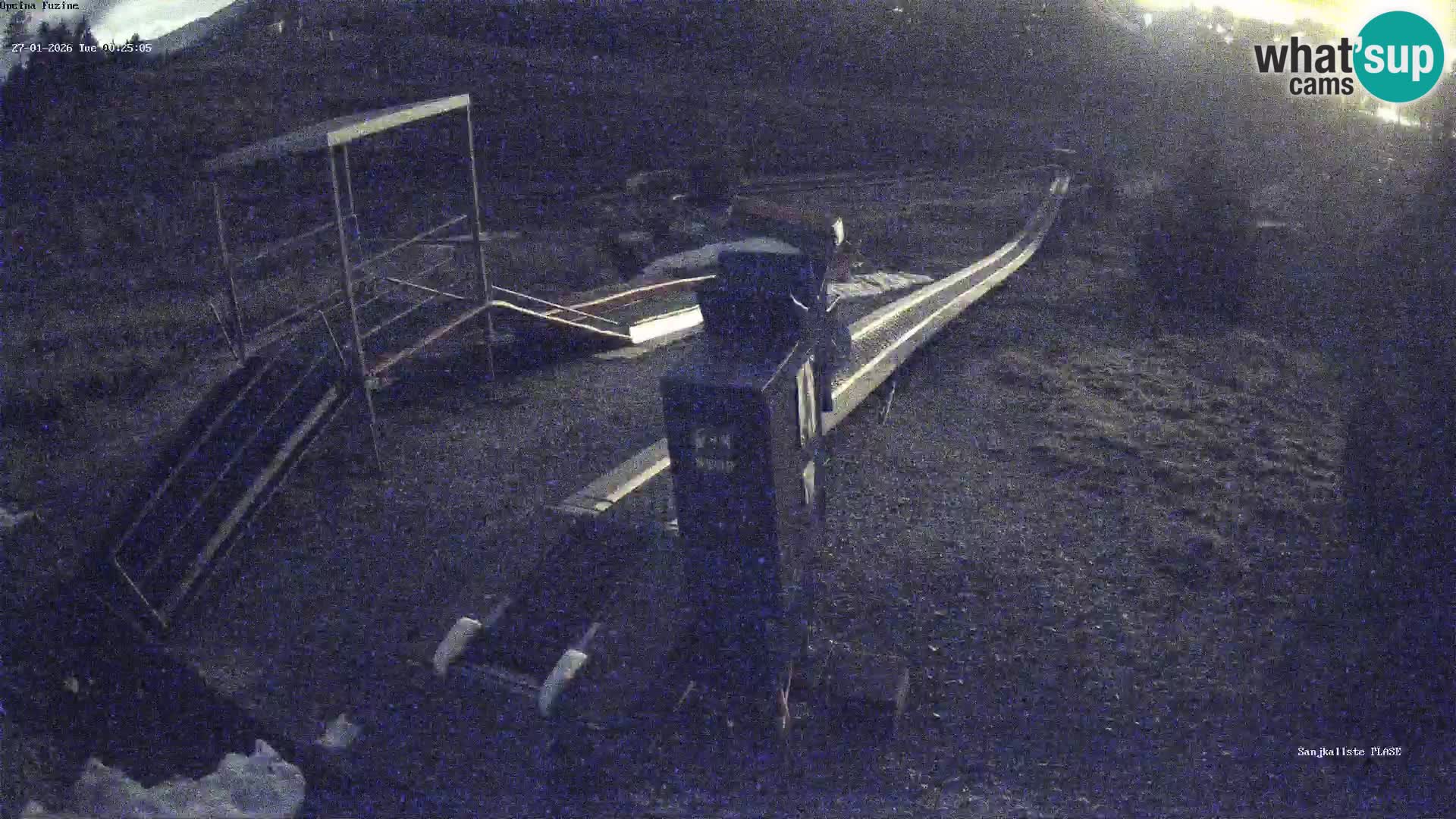 Live webcam Fužine toboggan run – Croatia