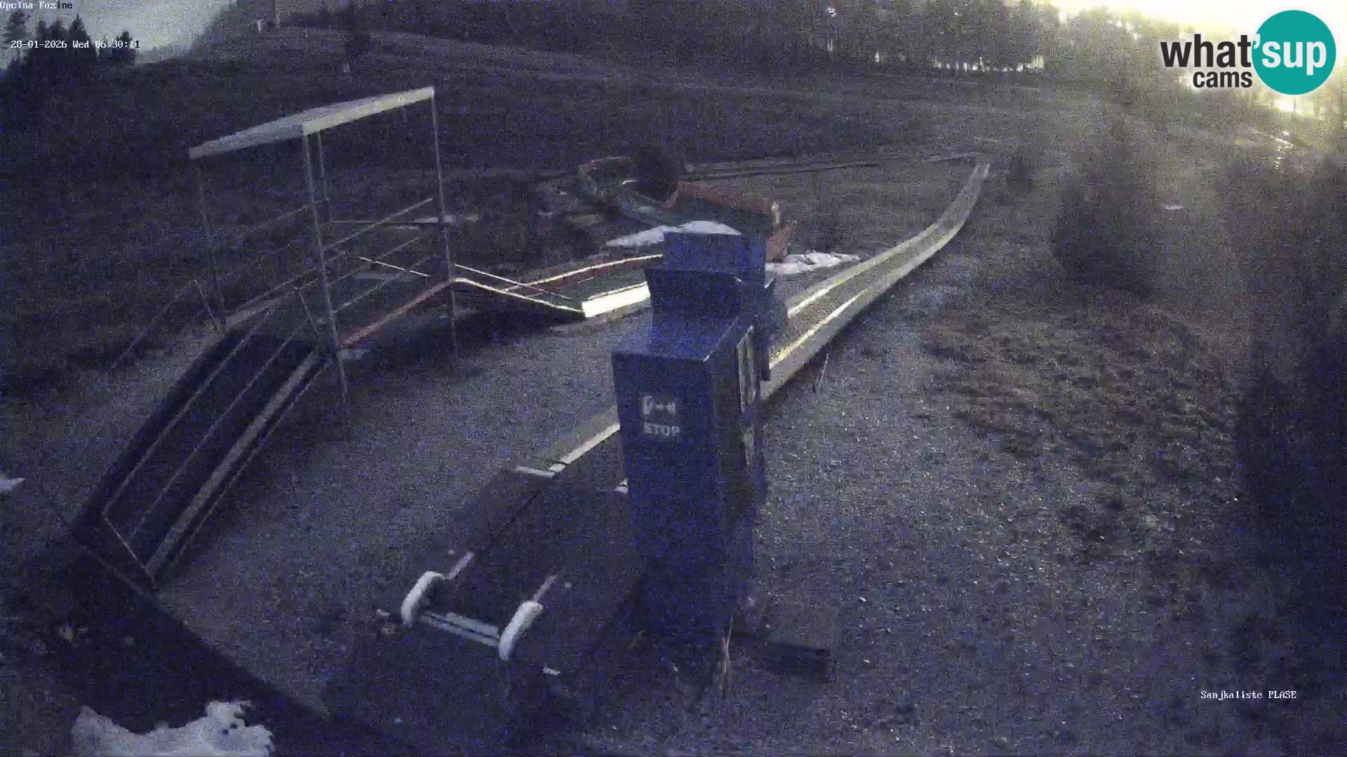 Live webcam Fužine toboggan run – Croatia