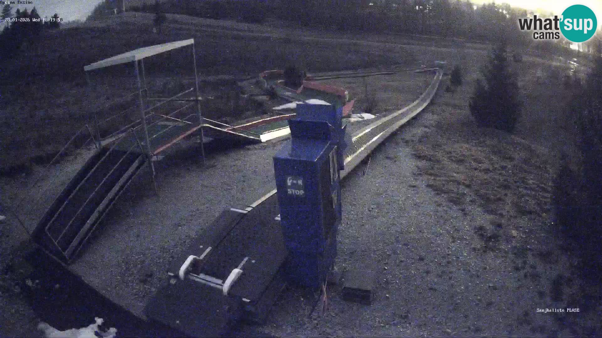 Live webcam Fužine toboggan run – Croatia