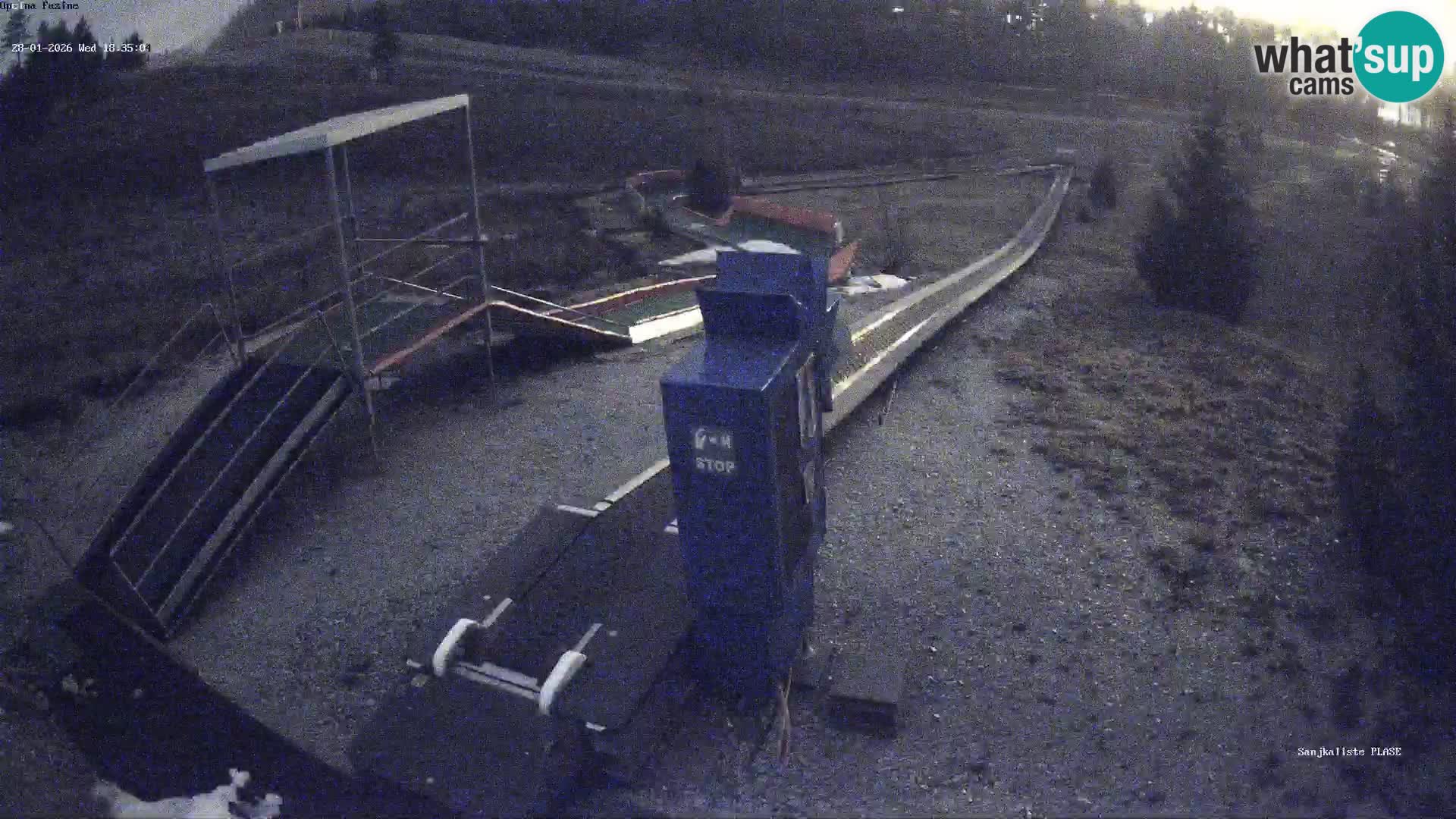 Live webcam Fužine toboggan run – Croatia