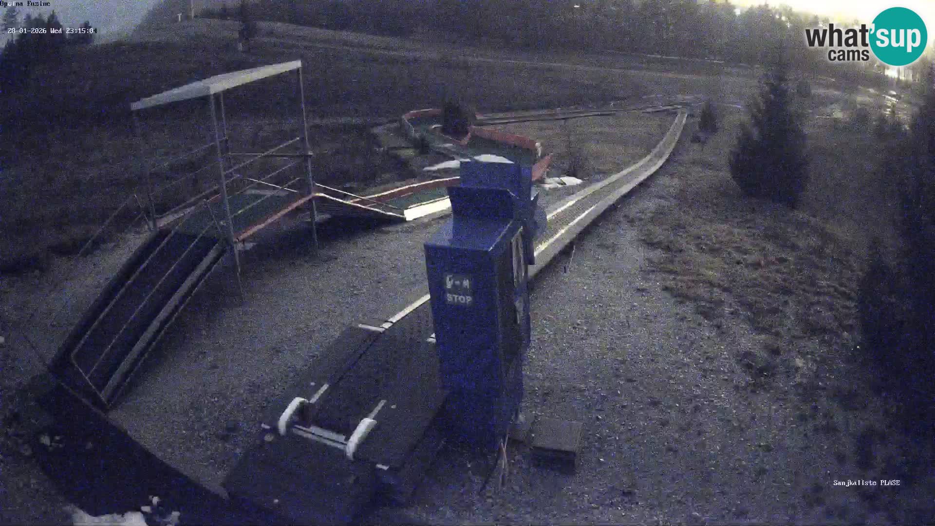 Spletna kamera v živo Sankališče Fužine – Hrvaška