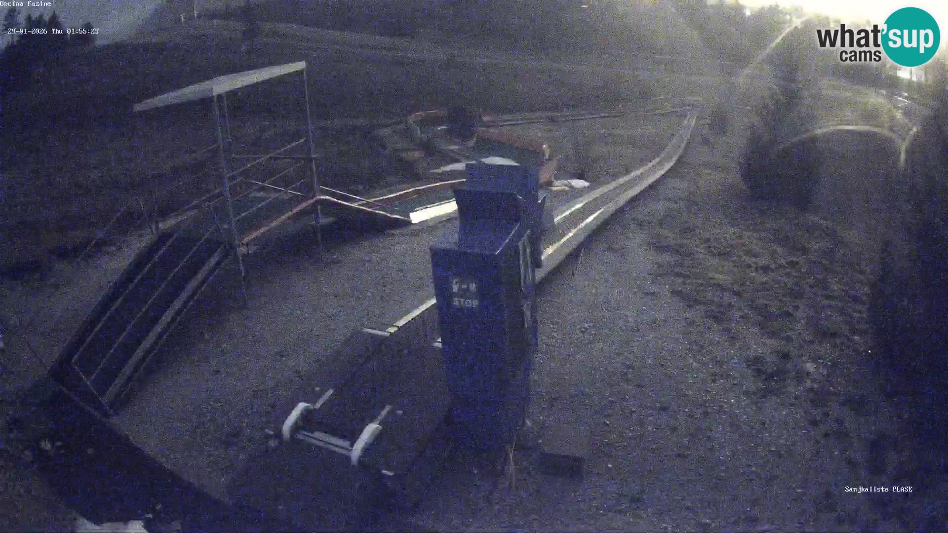 Spletna kamera v živo Sankališče Fužine – Hrvaška