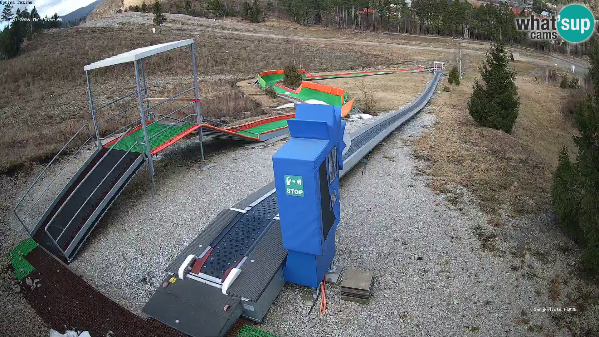 Spletna kamera v živo Sankališče Fužine – Hrvaška