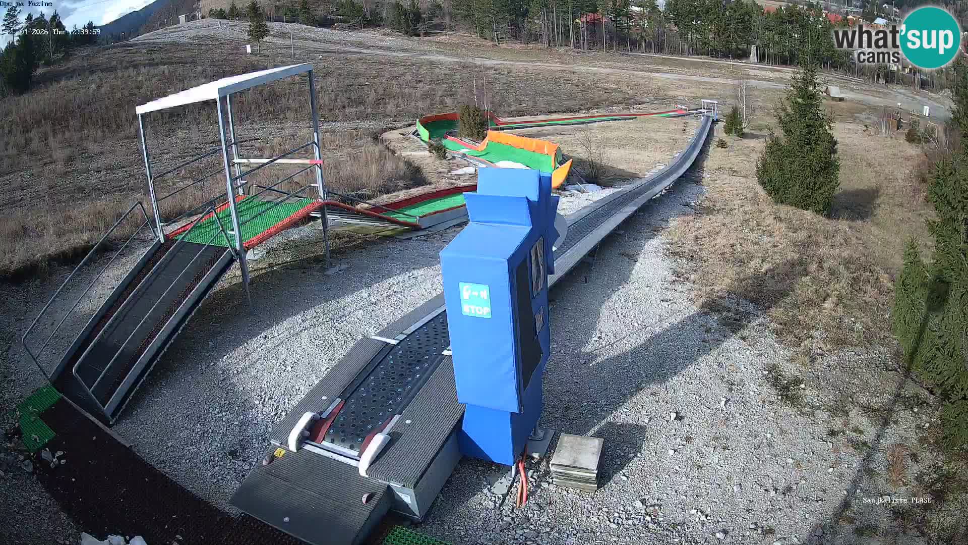 Spletna kamera v živo Sankališče Fužine – Hrvaška