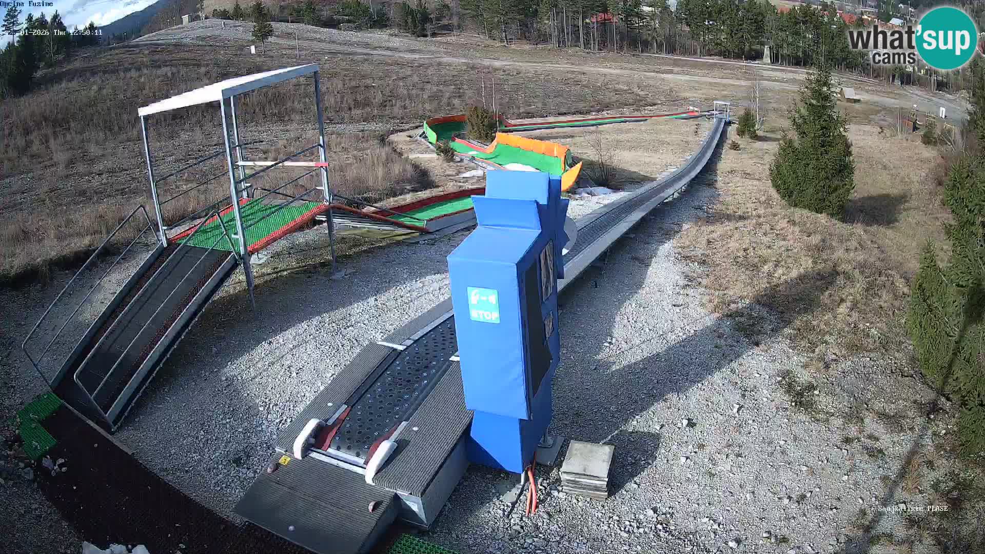 Webcam en direct Piste de luge de Fužine – Croatie