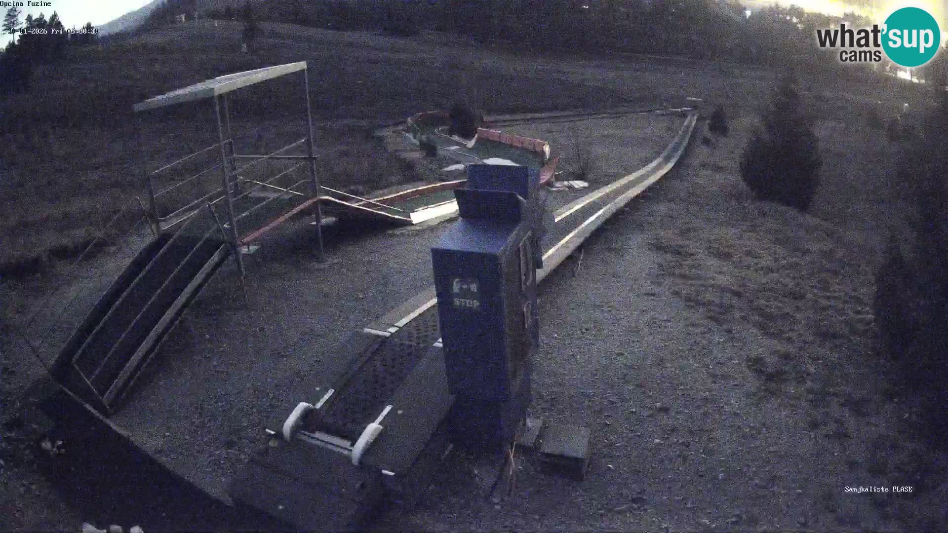 Live webcam Fužine toboggan run – Croatia