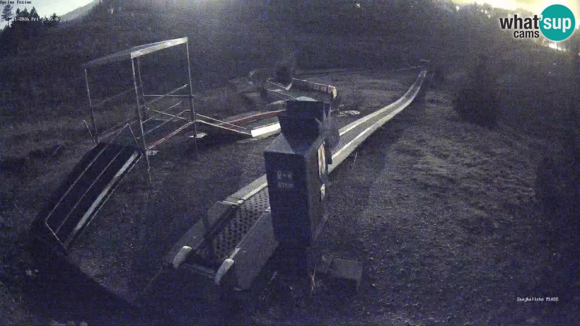 Spletna kamera v živo Sankališče Fužine – Hrvaška