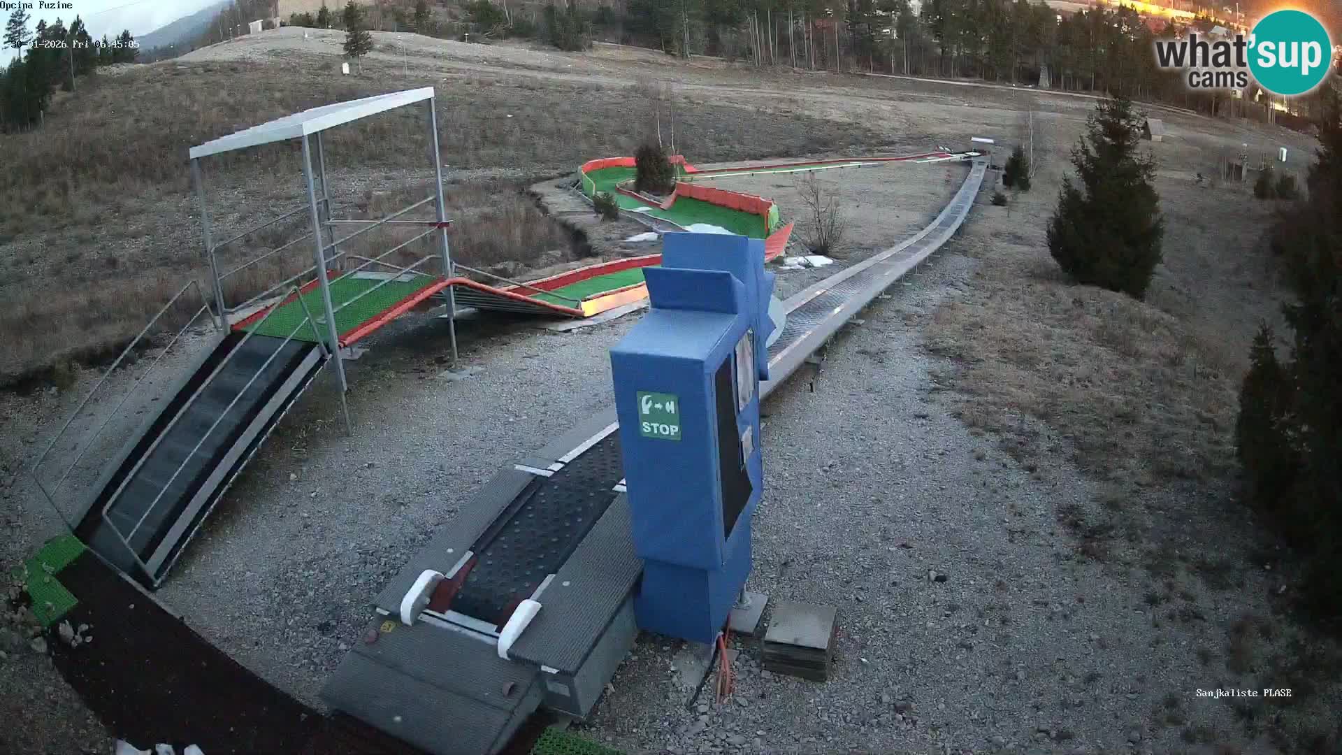 Spletna kamera v živo Sankališče Fužine – Hrvaška