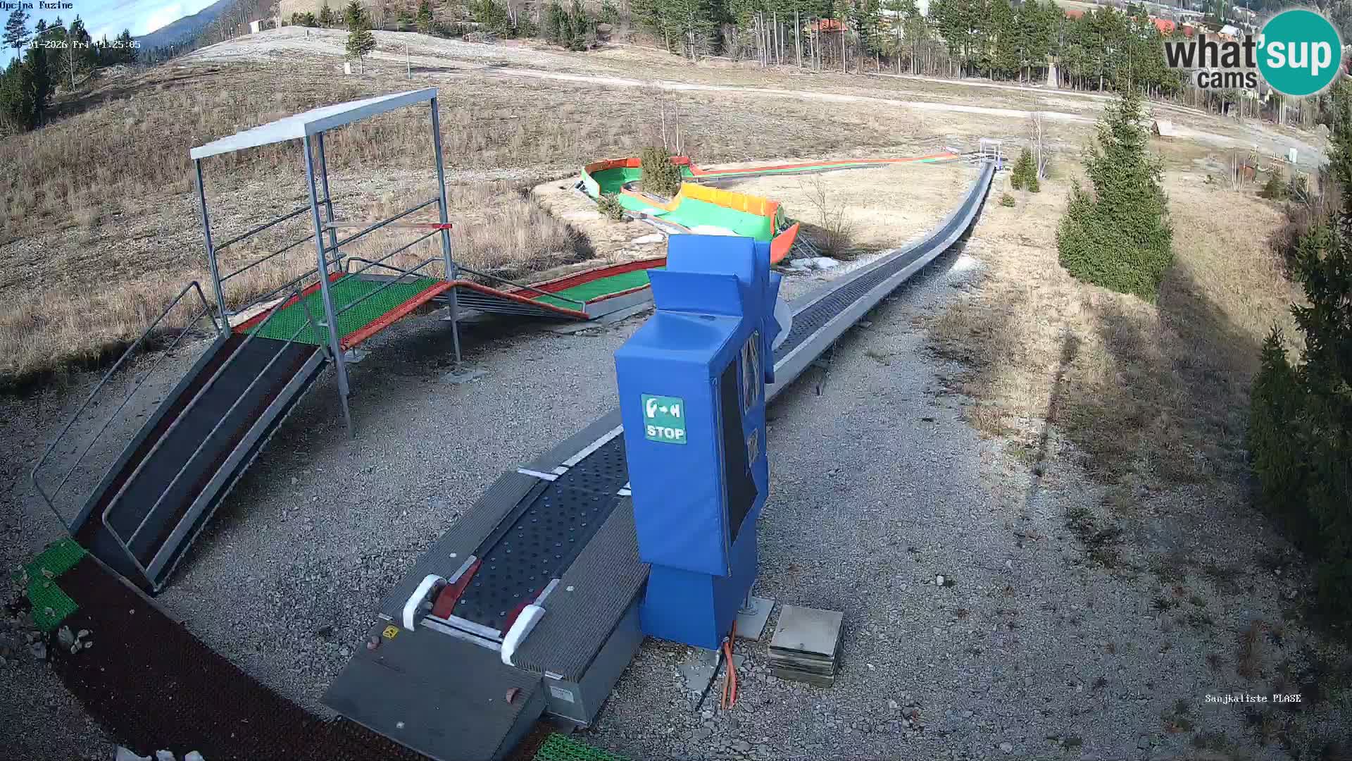 Spletna kamera v živo Sankališče Fužine – Hrvaška