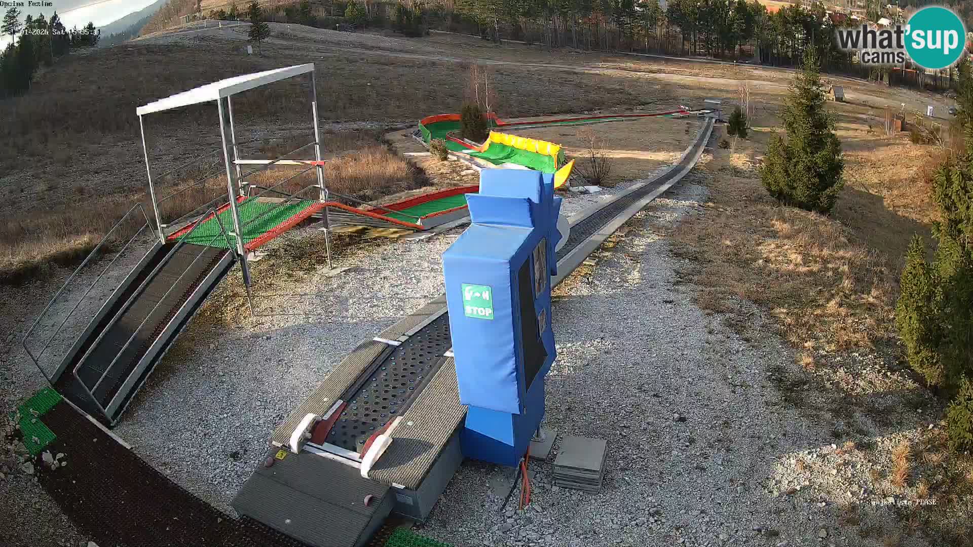 Live webcam Fužine toboggan run – Croatia