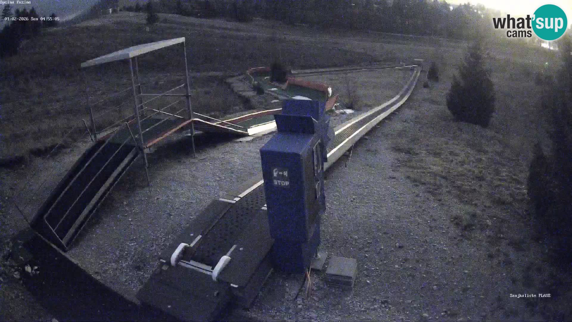 Spletna kamera v živo Sankališče Fužine – Hrvaška