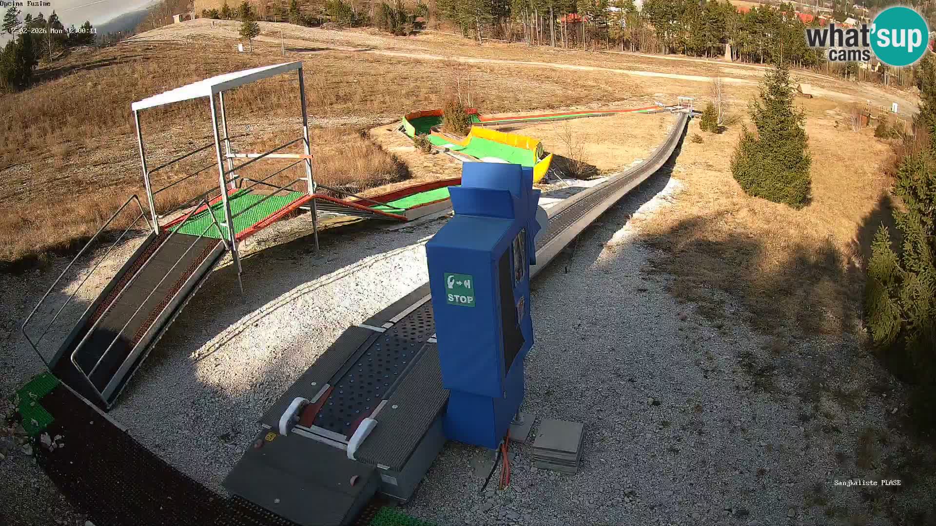 Live webcam Fužine toboggan run – Croatia