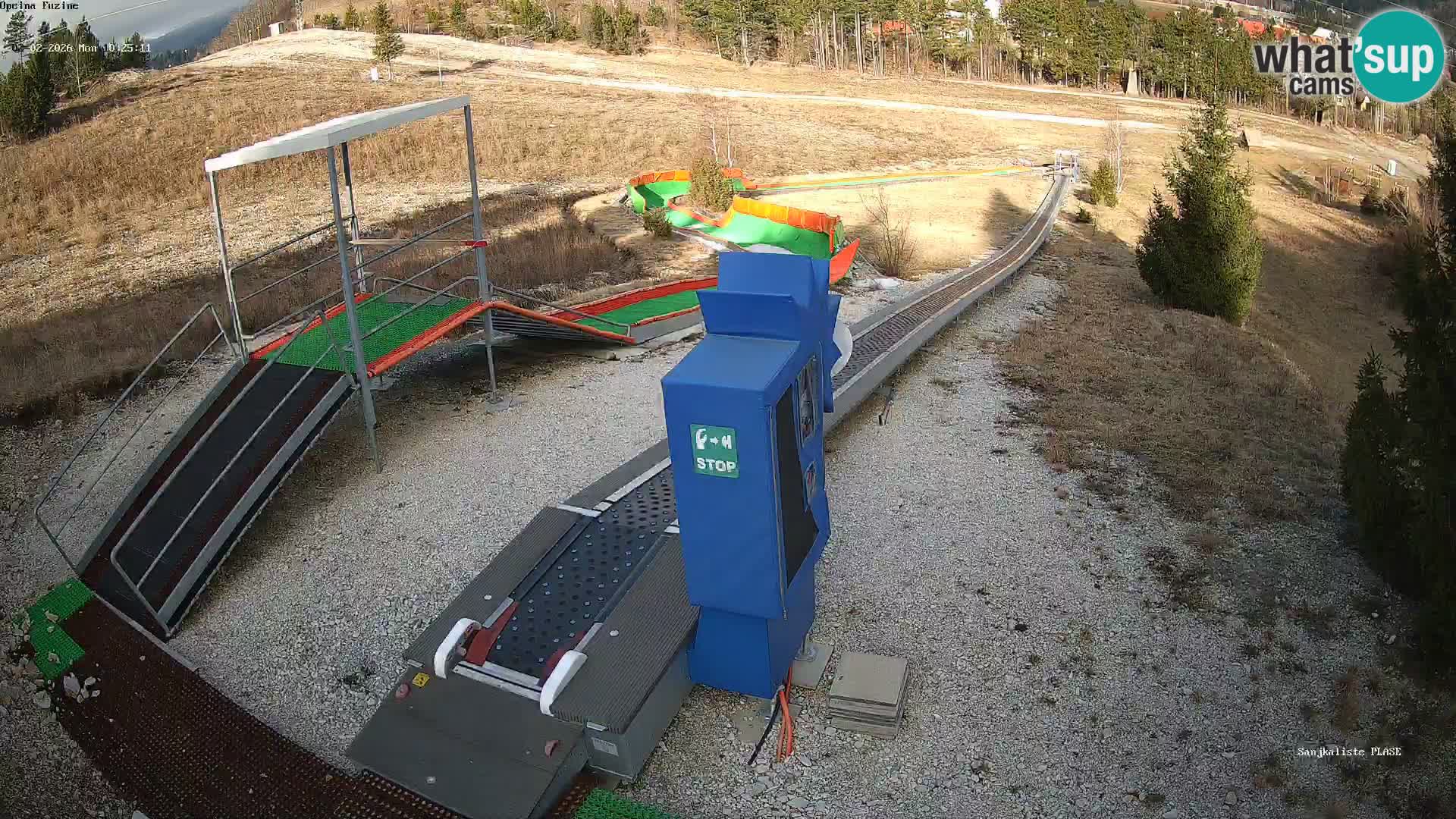 Webcam en vivo Pista de trineo Fužine – Croacia