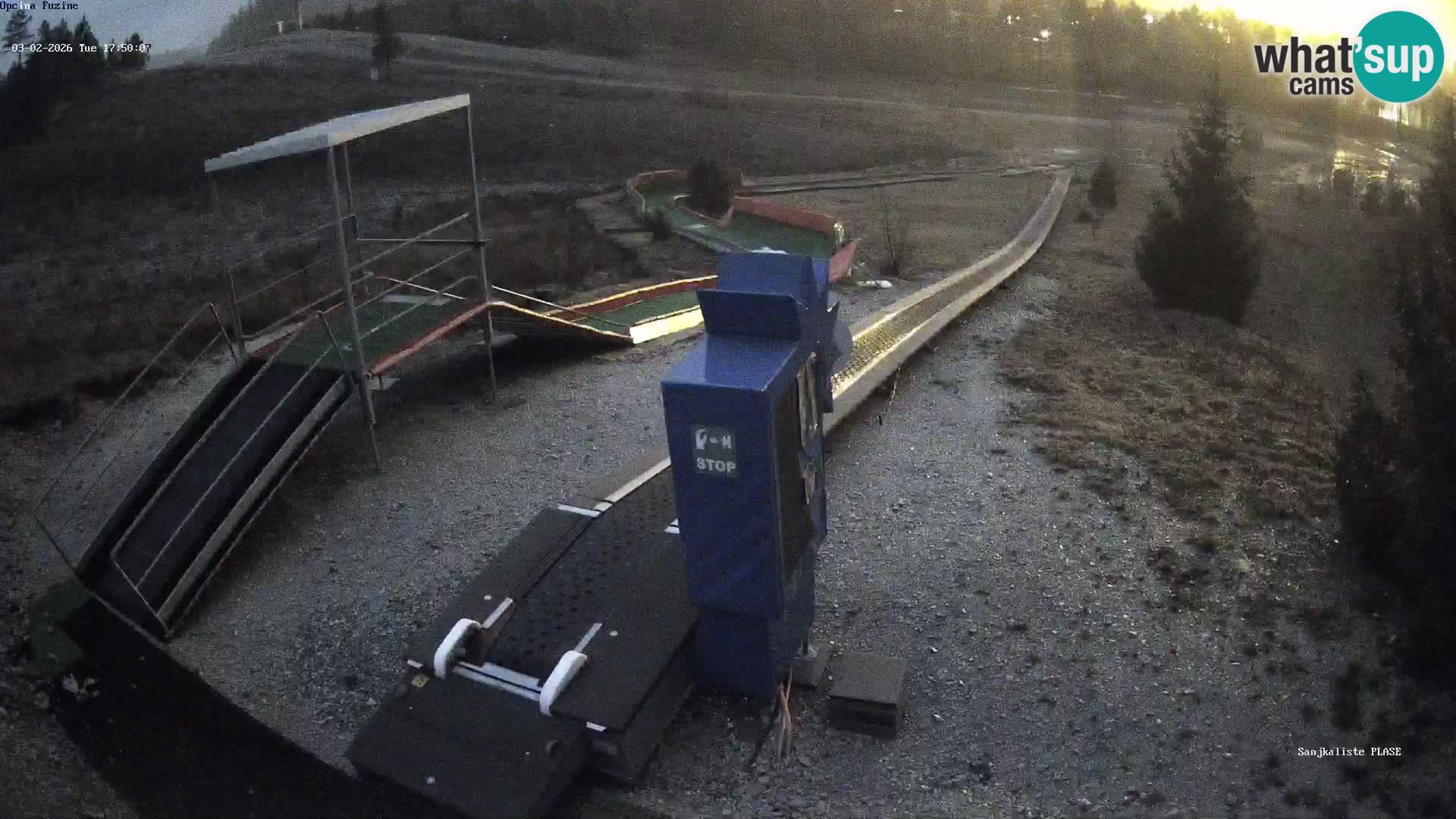 Web kamera uživo Sanjkalište Fužine – Hrvatska