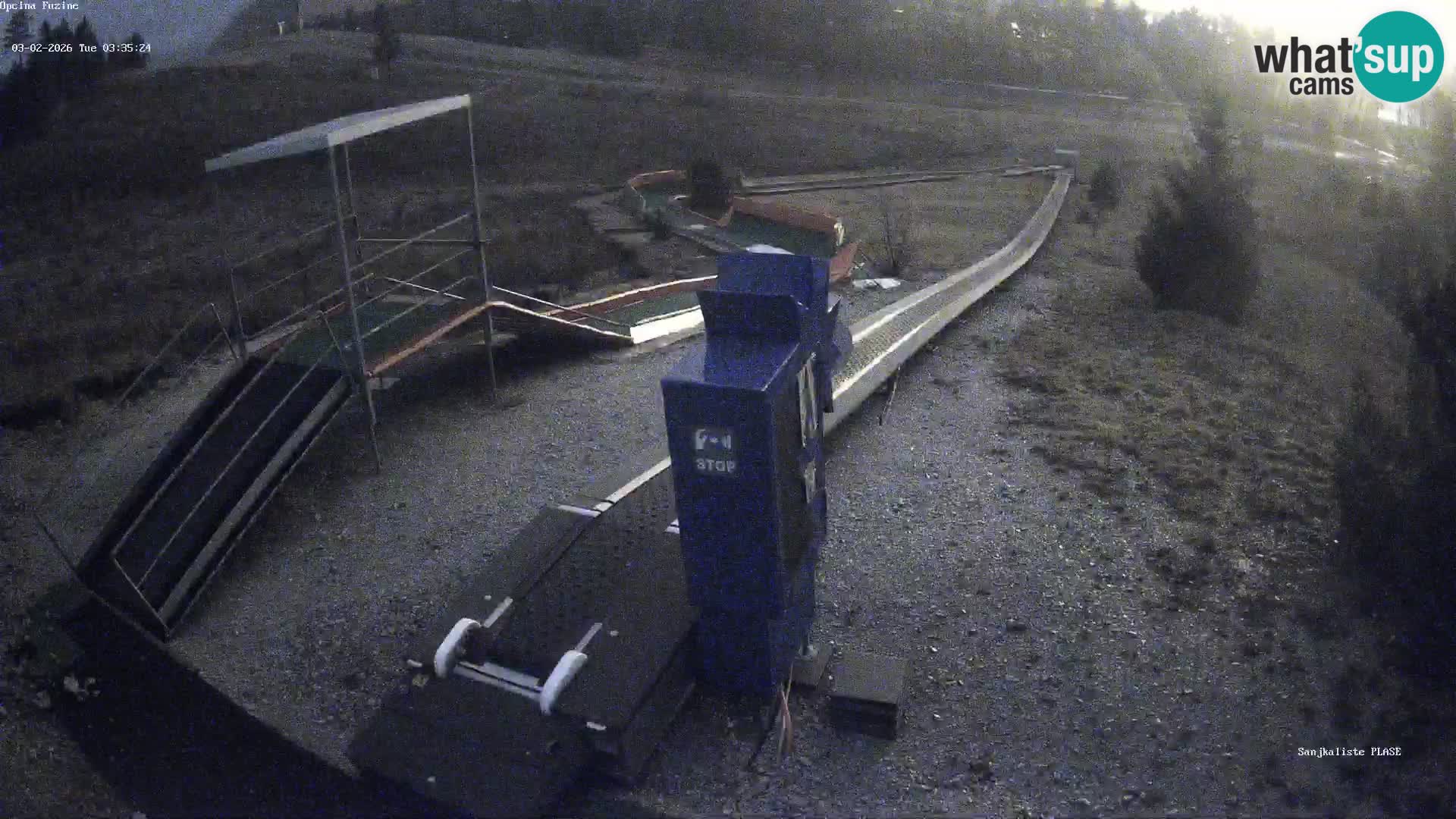 Spletna kamera v živo Sankališče Fužine – Hrvaška