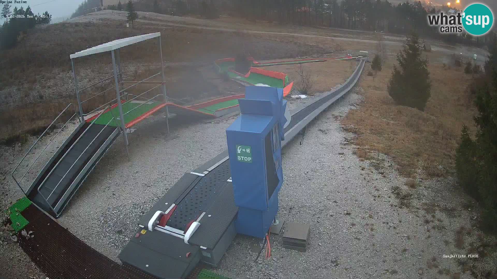 Web kamera uživo Sanjkalište Fužine – Hrvatska