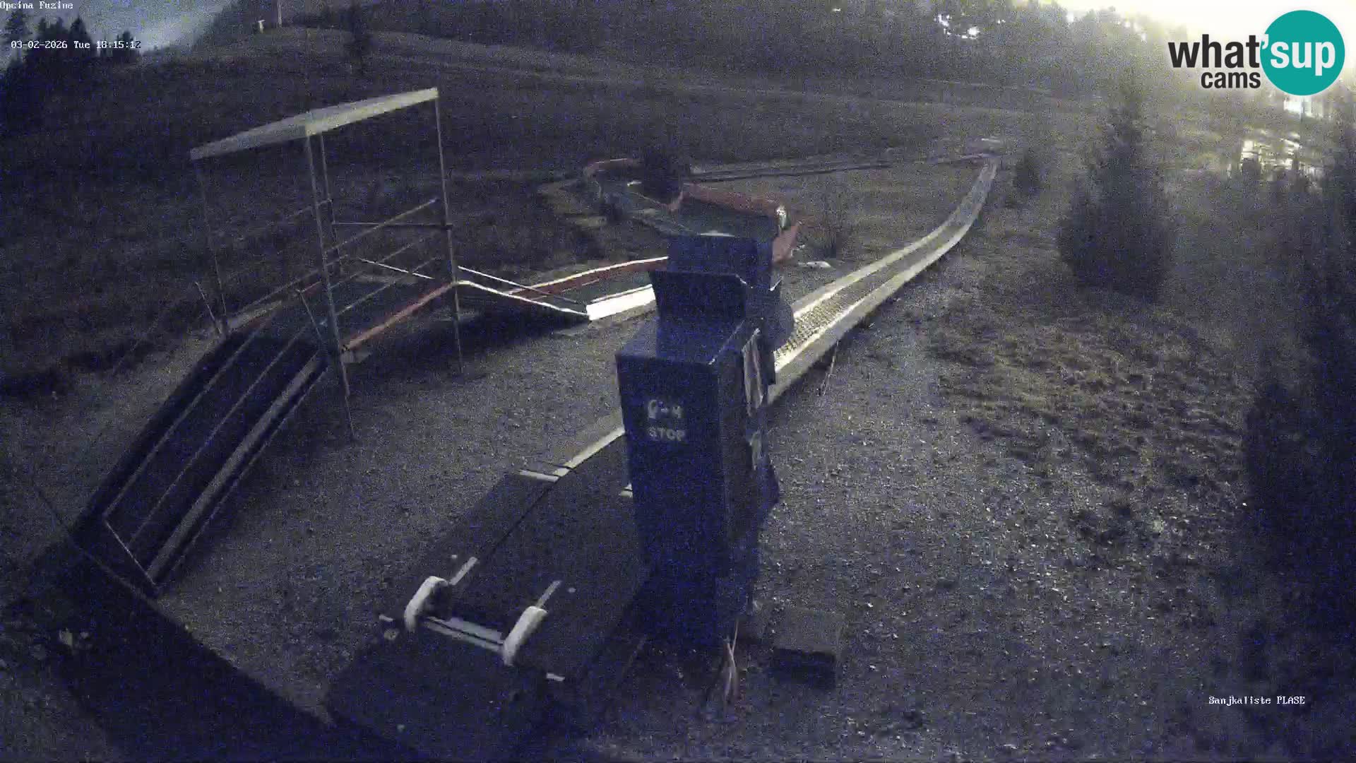 Live webcam Fužine toboggan run – Croatia