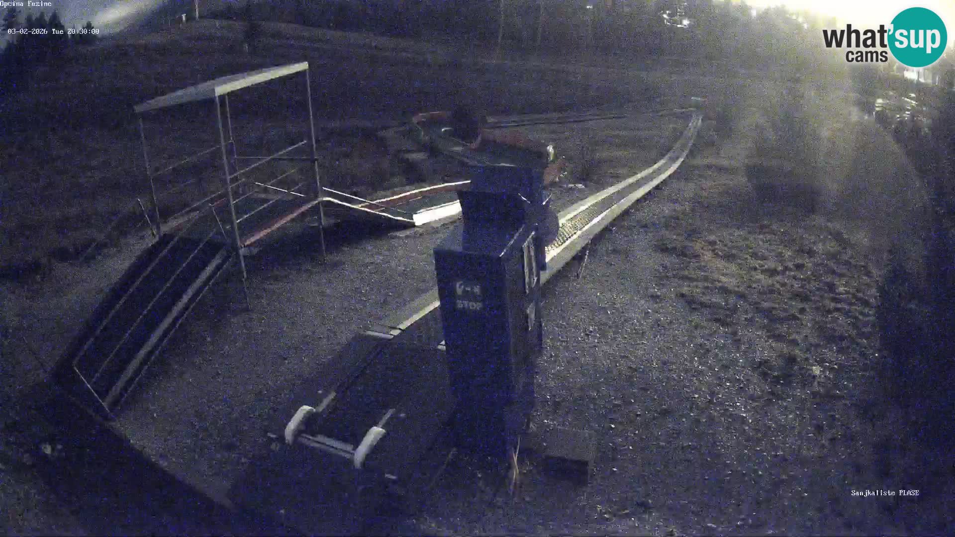 Webcam en vivo Pista de trineo Fužine – Croacia