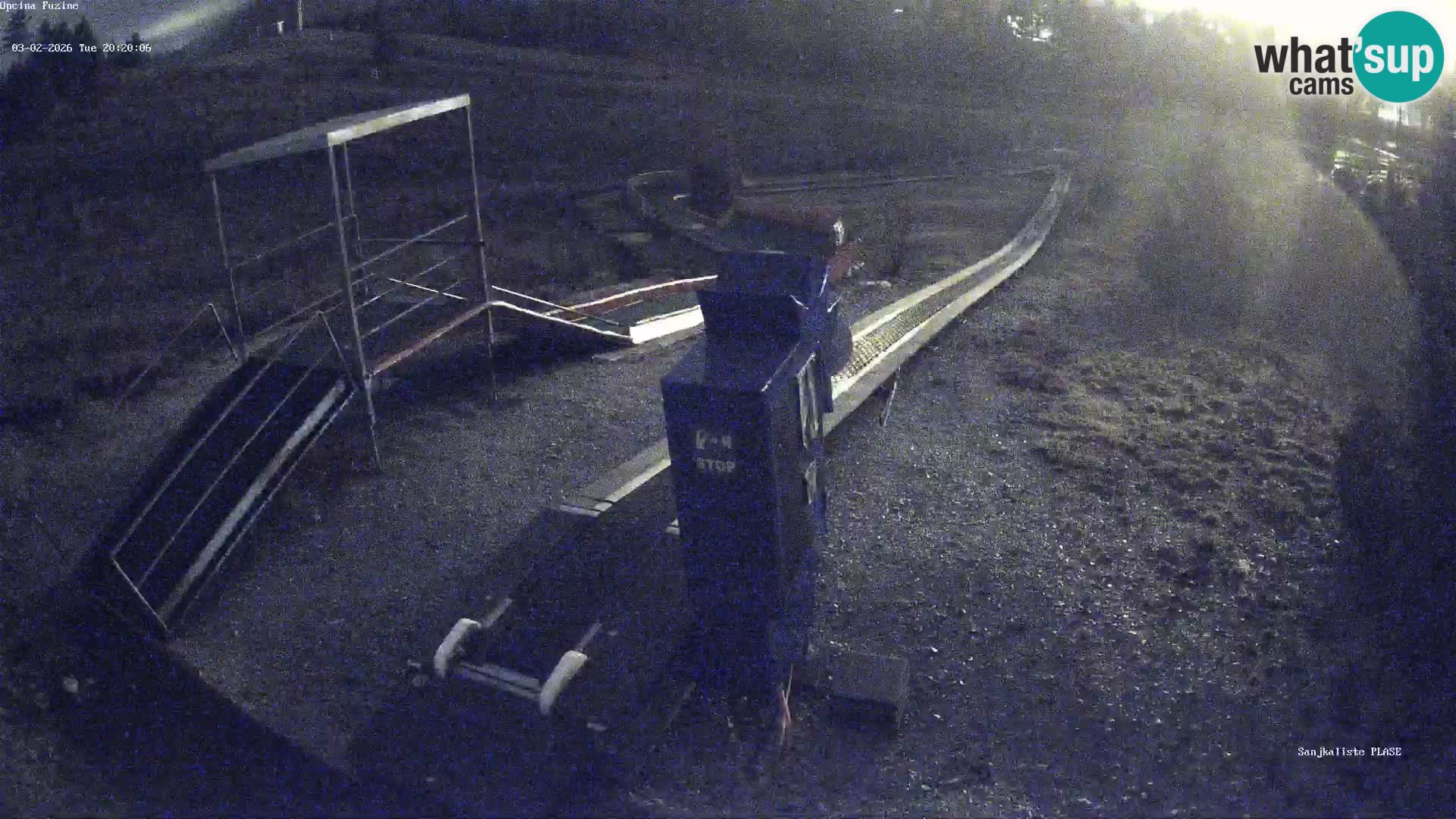 Live webcam Fužine toboggan run – Croatia