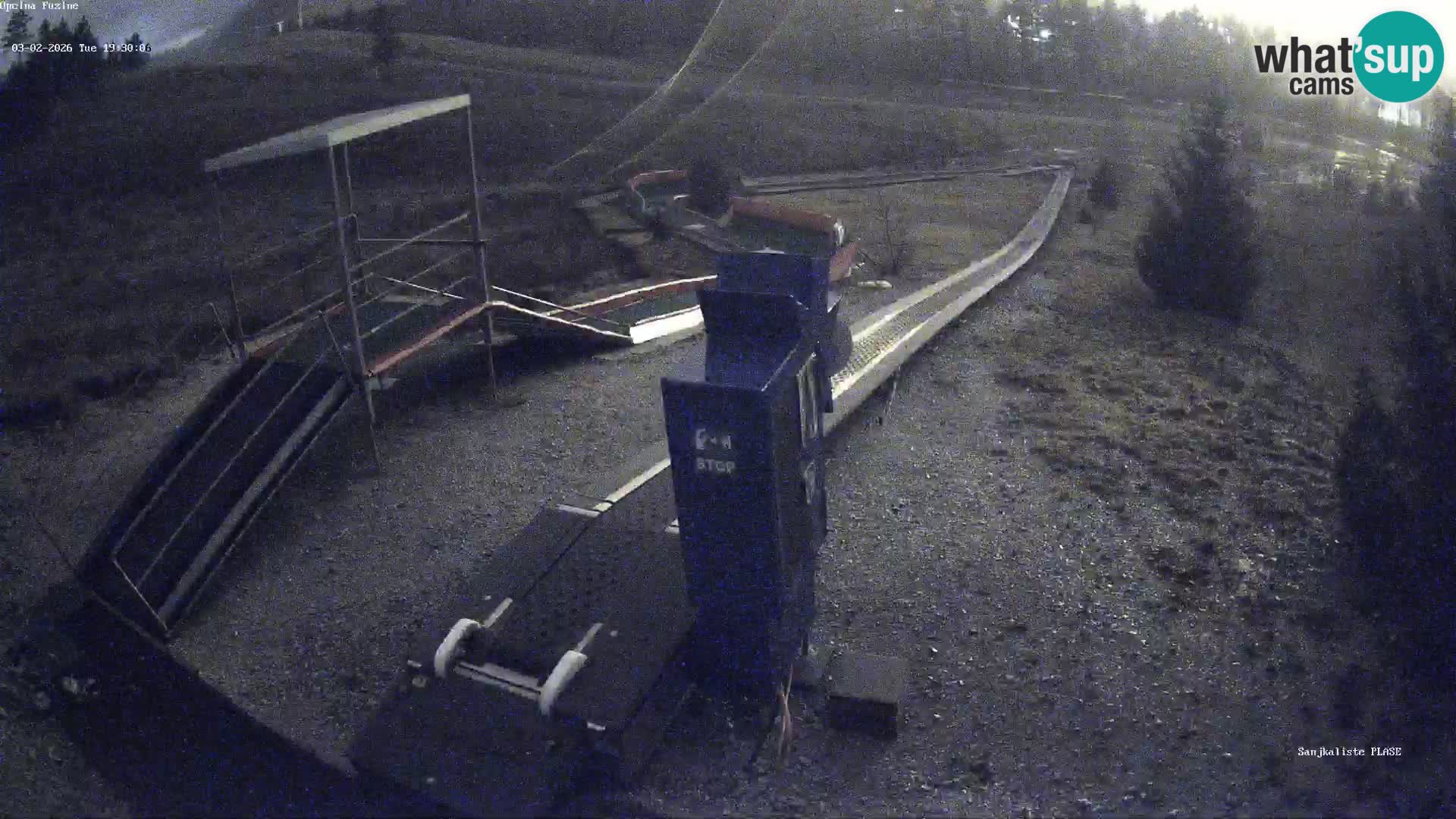 Live webcam Fužine toboggan run – Croatia