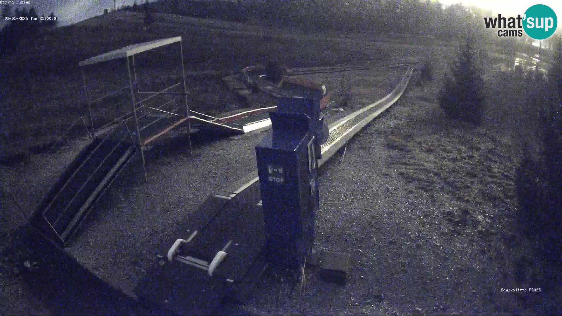 Spletna kamera v živo Sankališče Fužine – Hrvaška