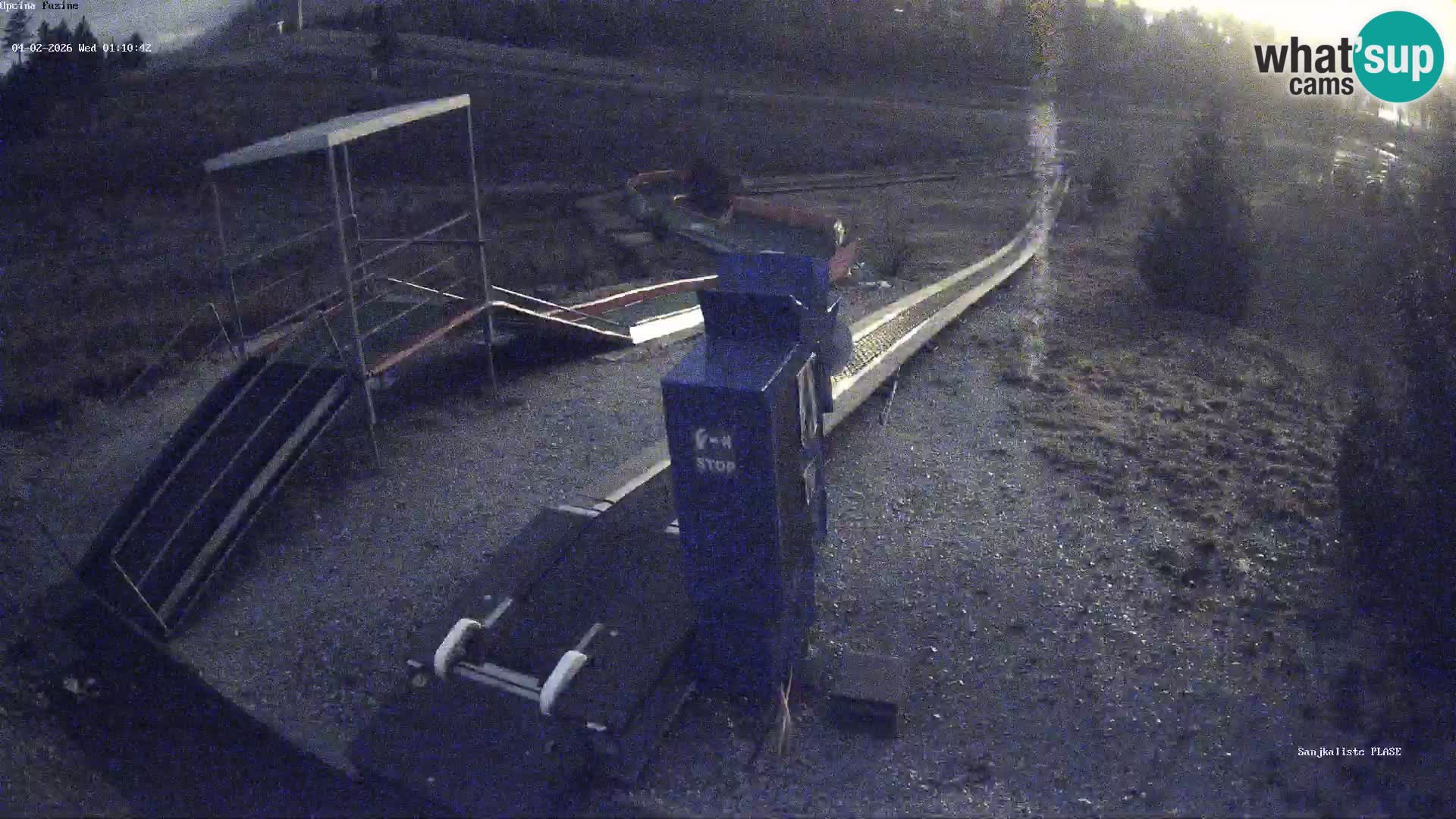 Spletna kamera v živo Sankališče Fužine – Hrvaška