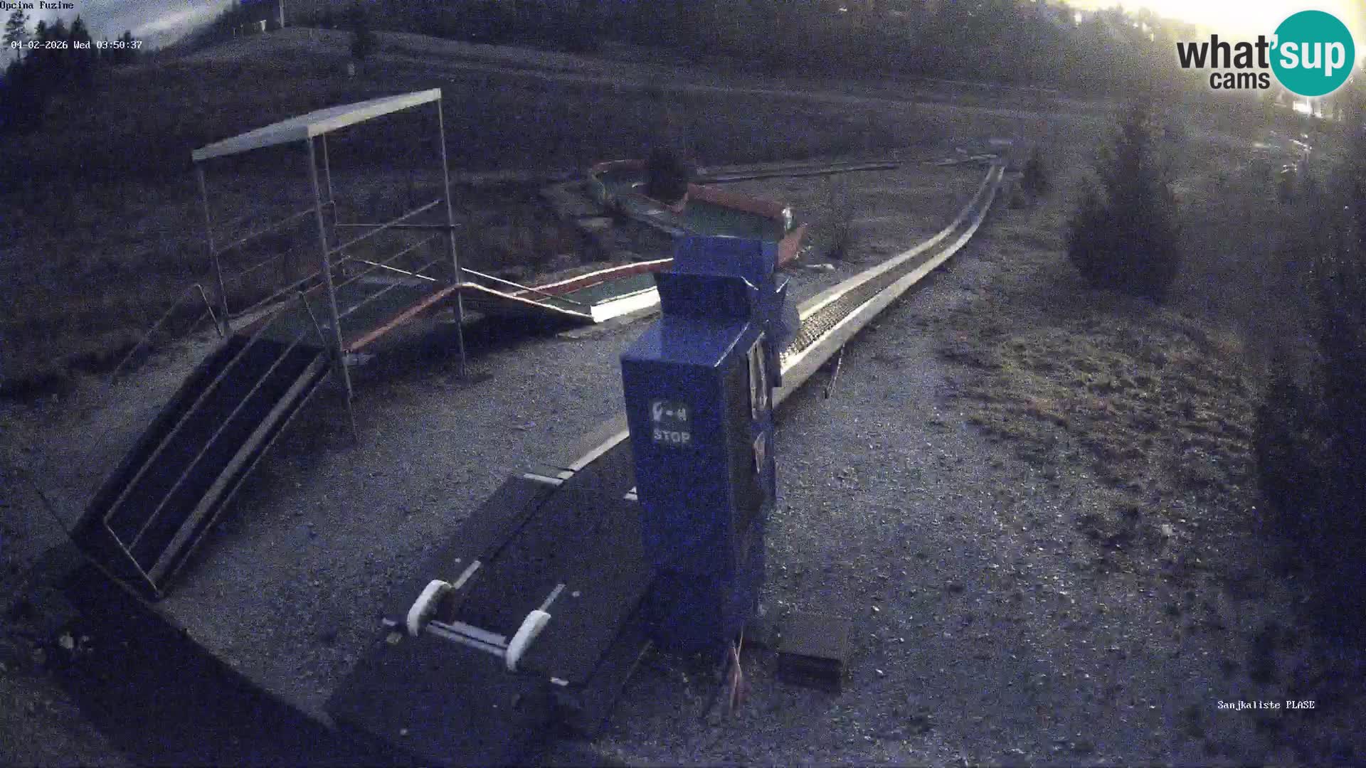 Live webcam Fužine toboggan run – Croatia