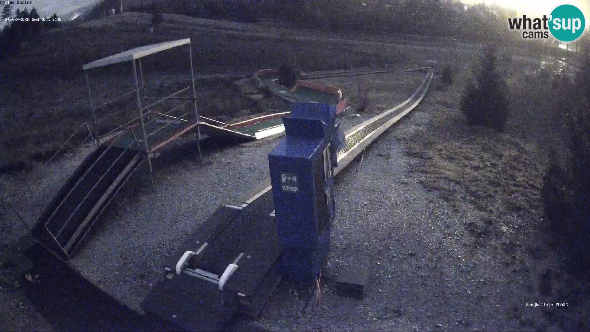 Live webcam Fužine toboggan run – Croatia