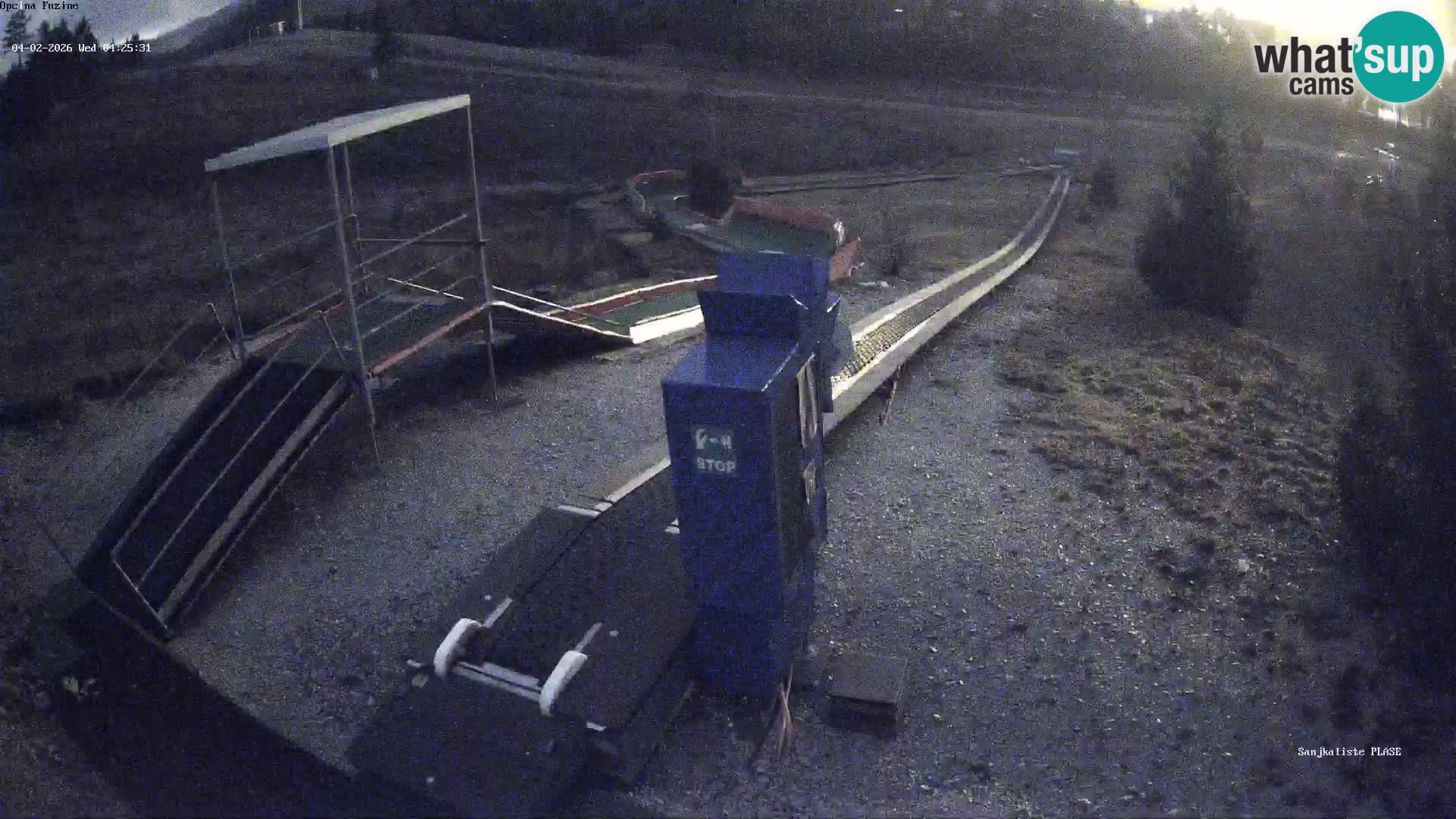 Webcam en vivo Pista de trineo Fužine – Croacia