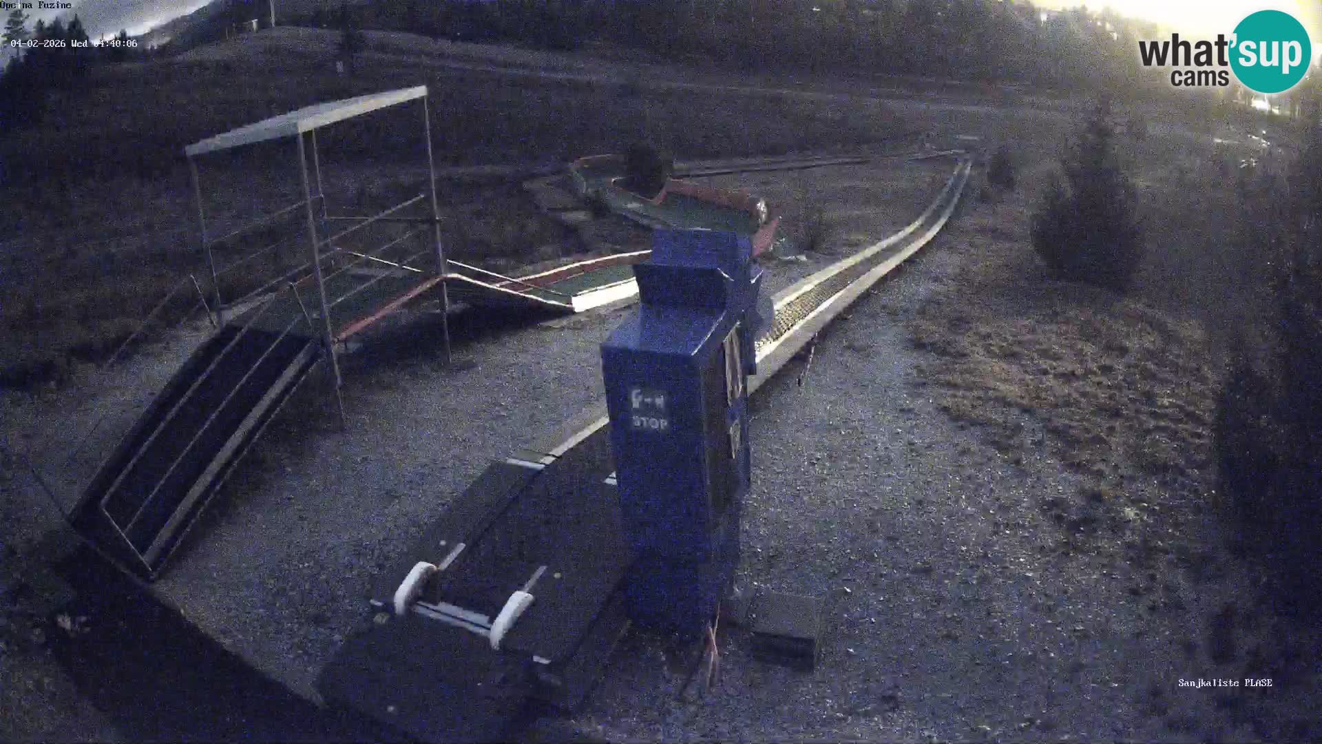 Live webcam Pista da slittino Fužine – Croazia