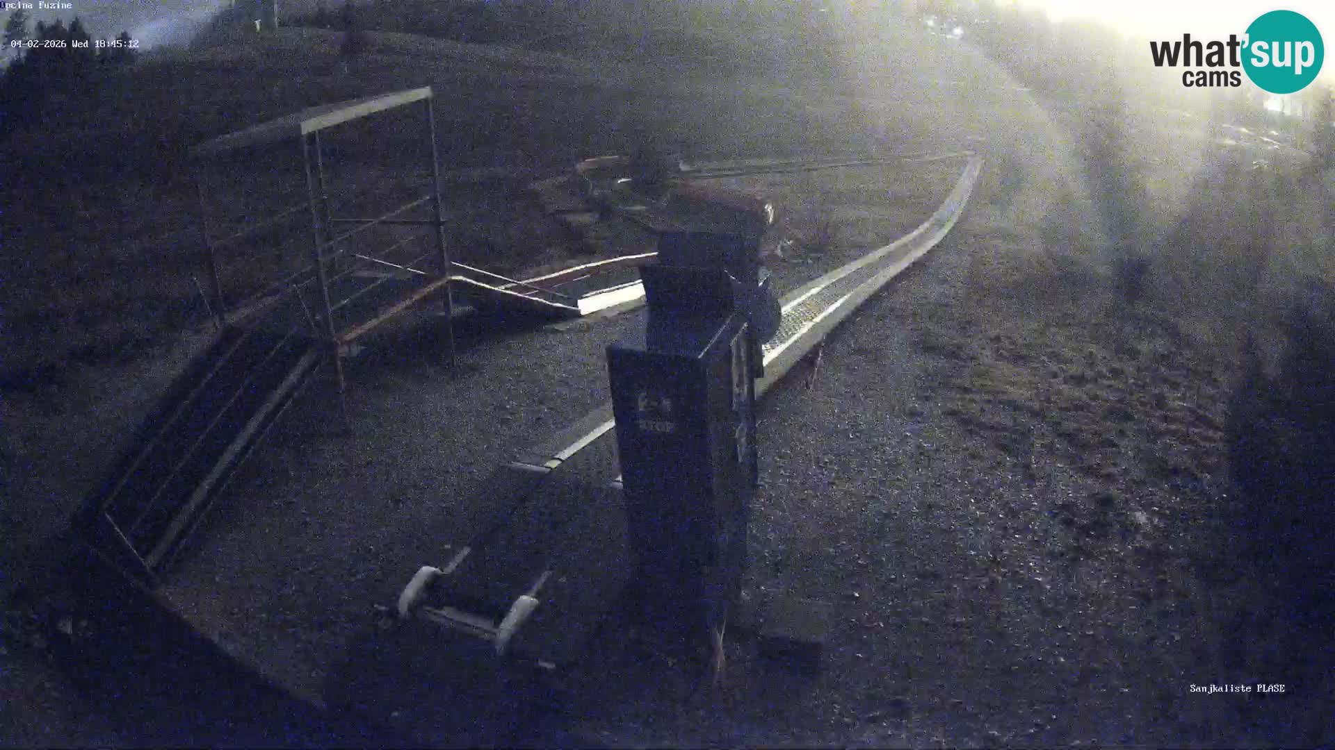 Webcam en direct Piste de luge de Fužine – Croatie