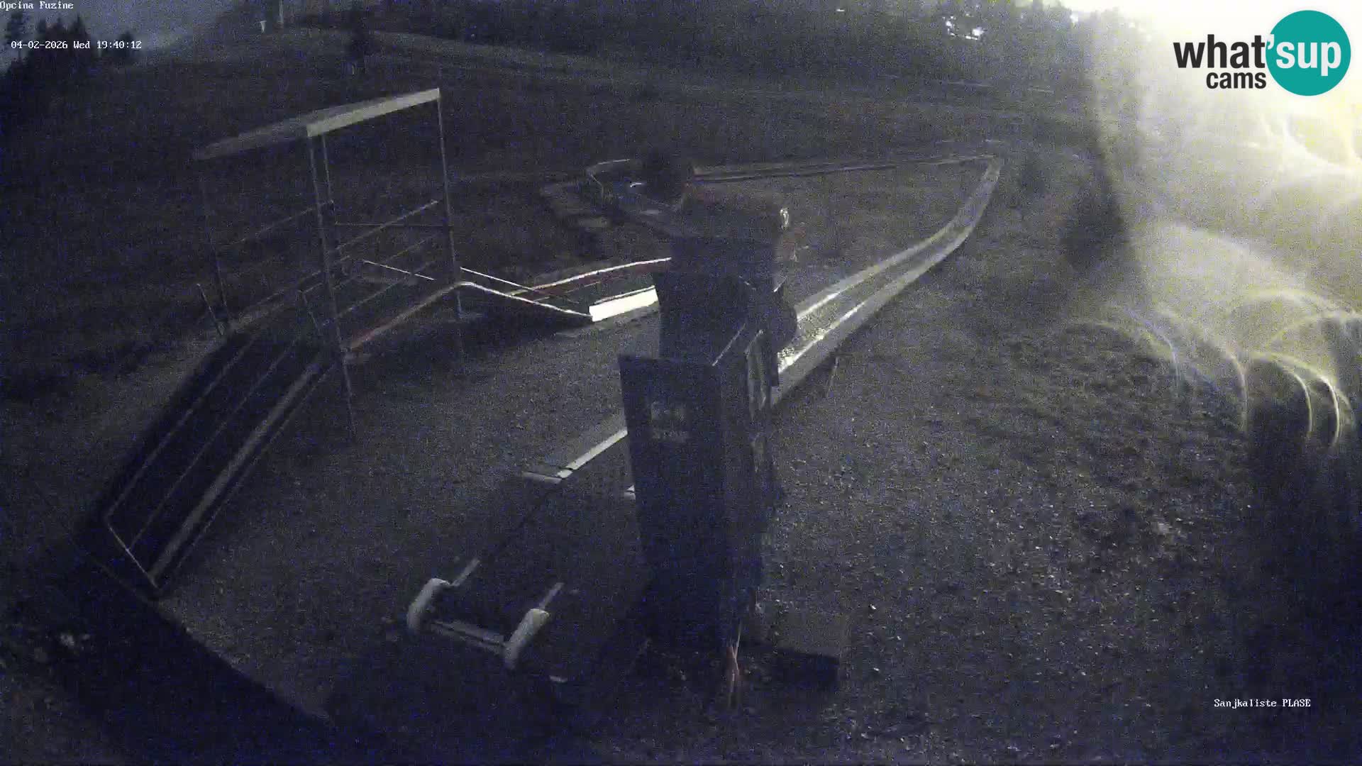 Webcam en direct Piste de luge de Fužine – Croatie