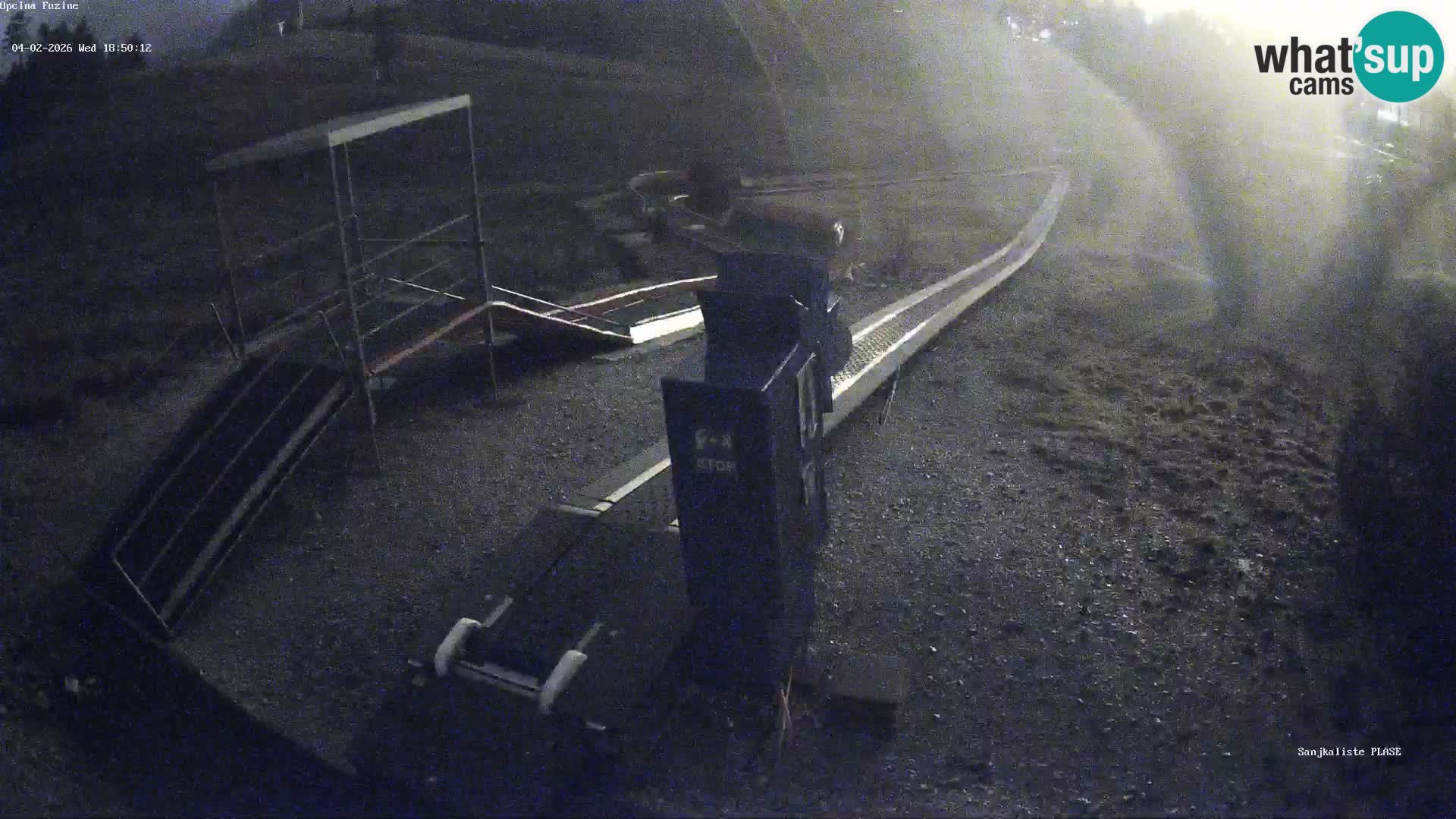 Live webcam Pista da slittino Fužine – Croazia