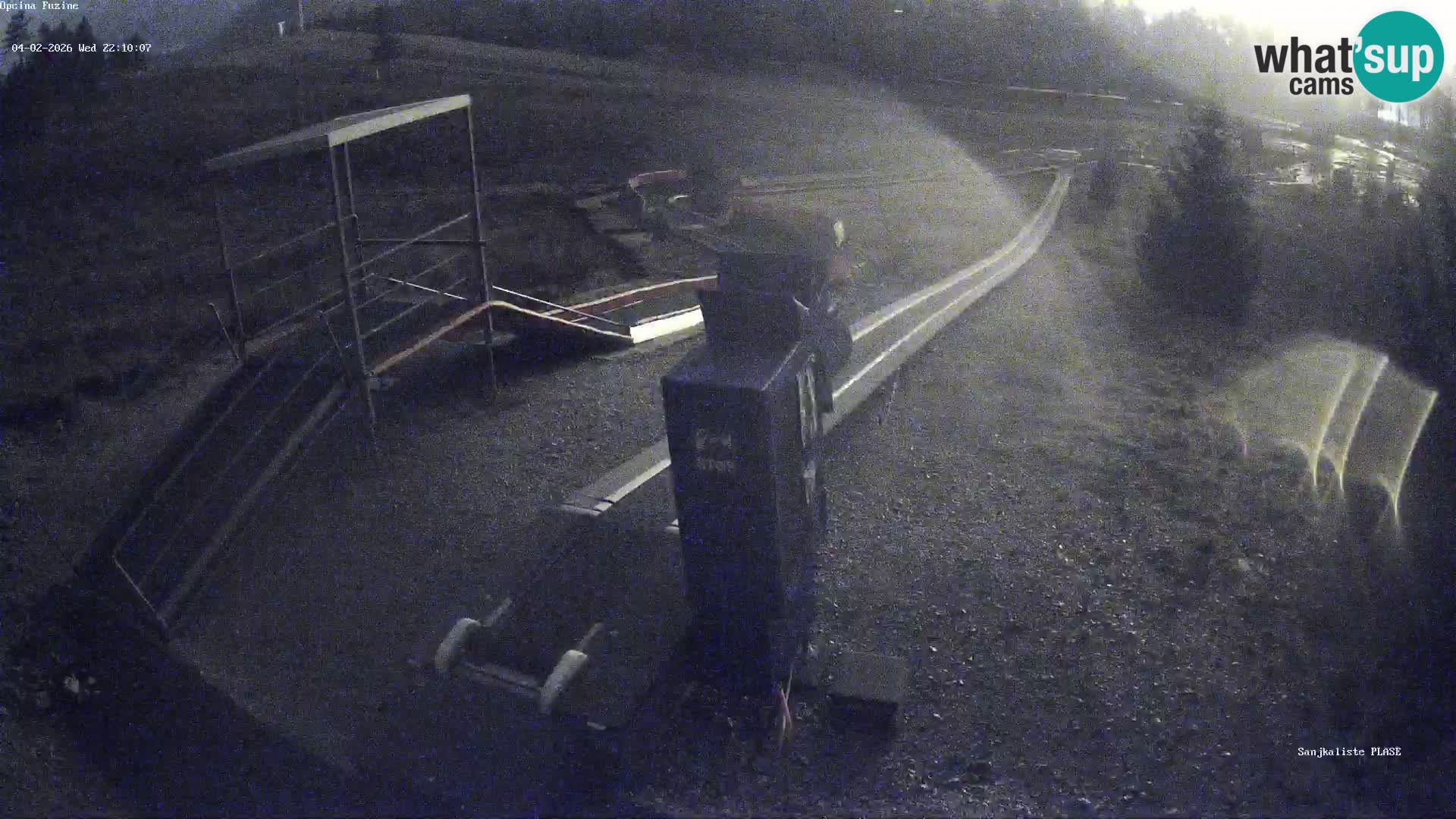 Live webcam Pista da slittino Fužine – Croazia