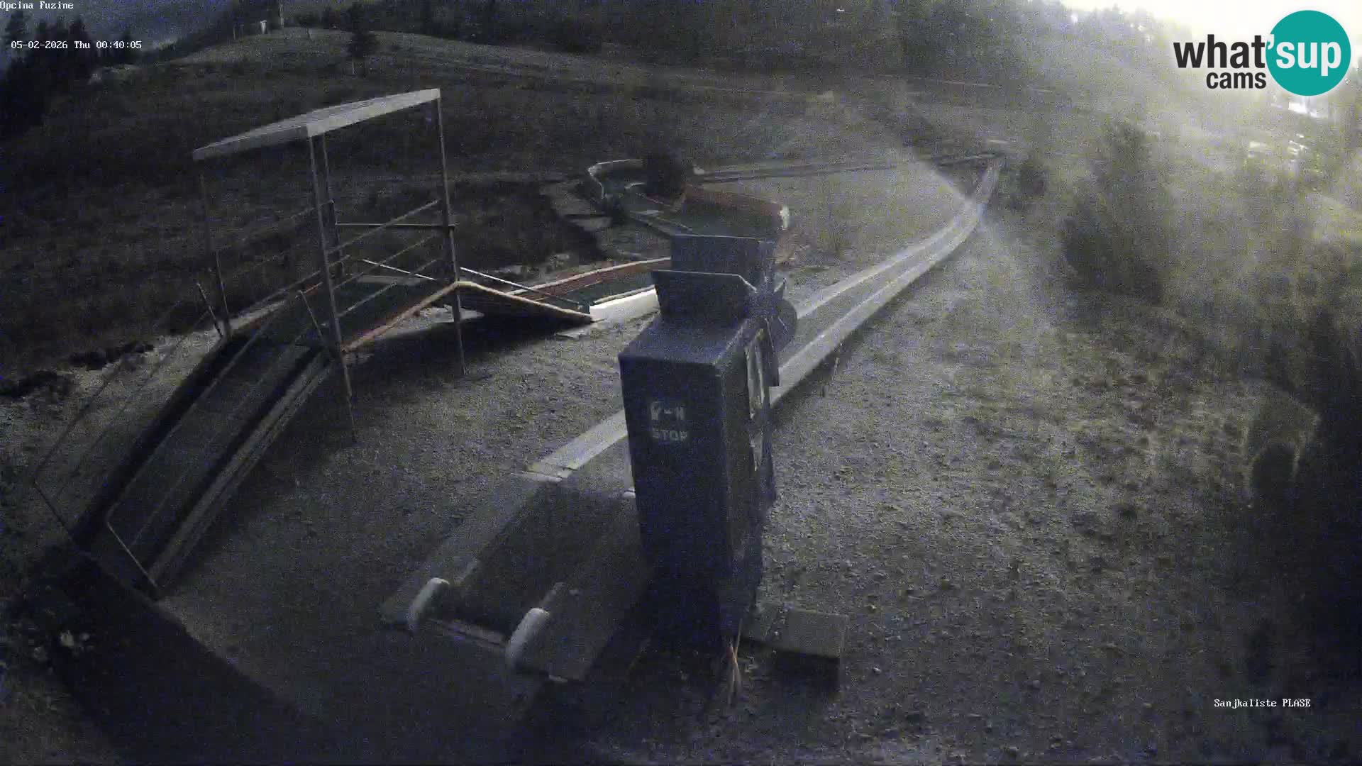 Spletna kamera v živo Sankališče Fužine – Hrvaška