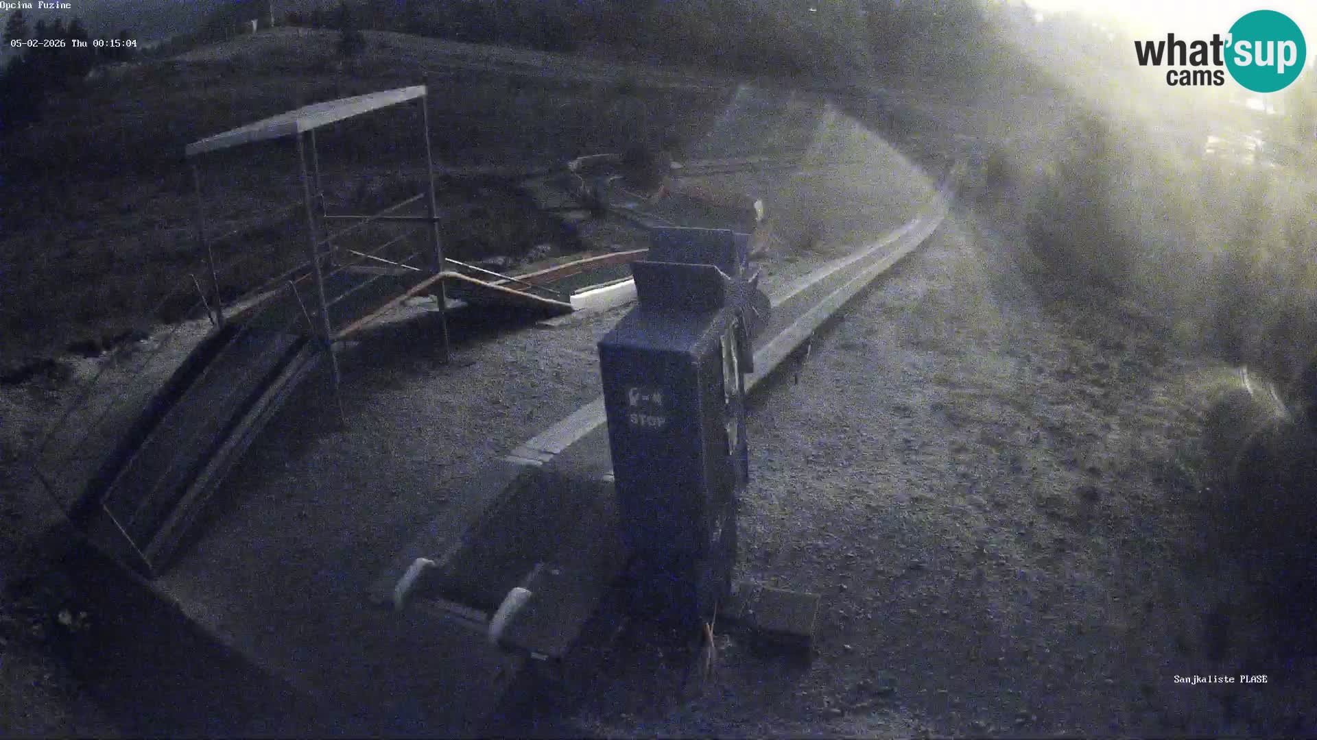 Live webcam Pista da slittino Fužine – Croazia