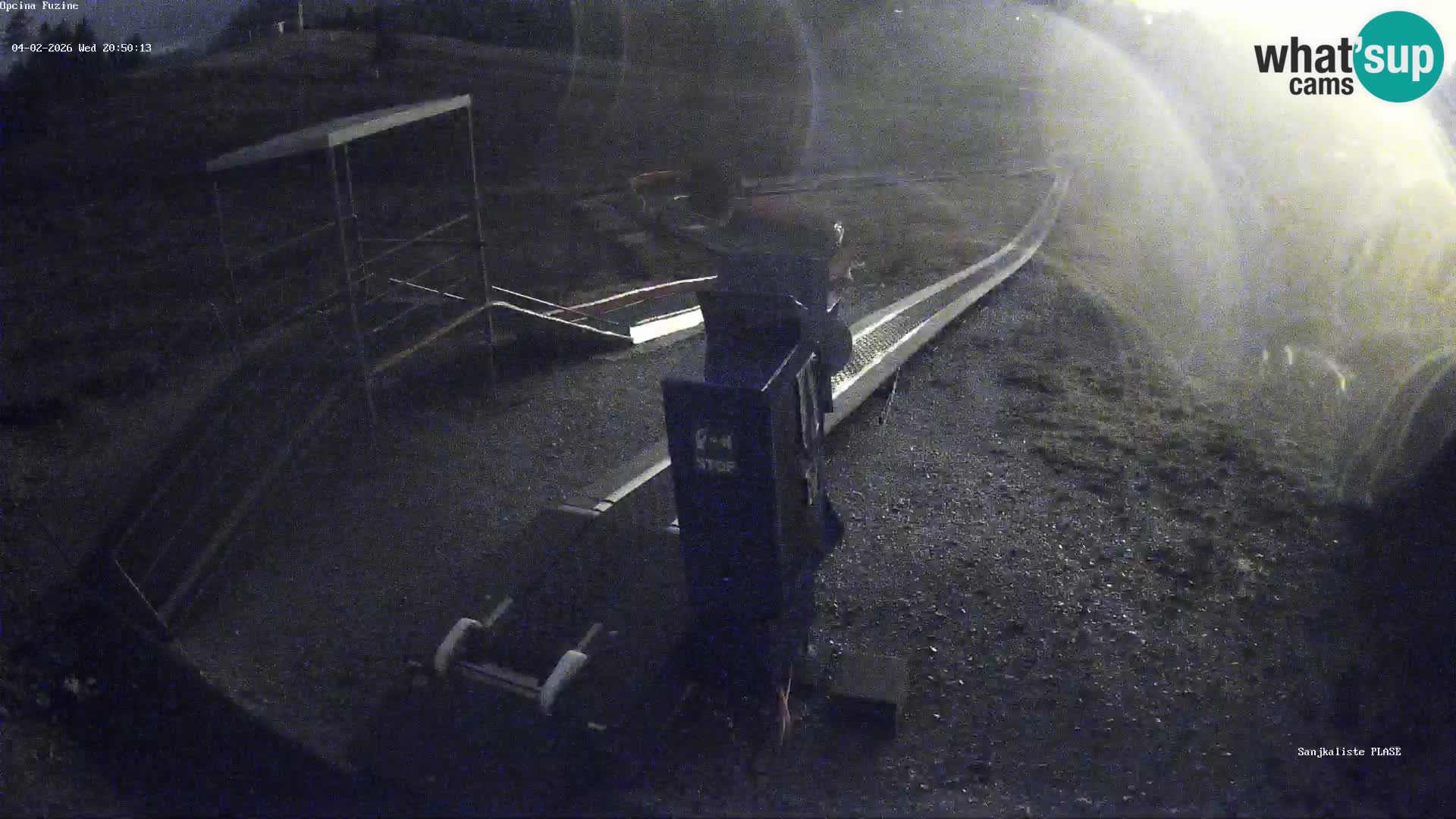 Live webcam Pista da slittino Fužine – Croazia