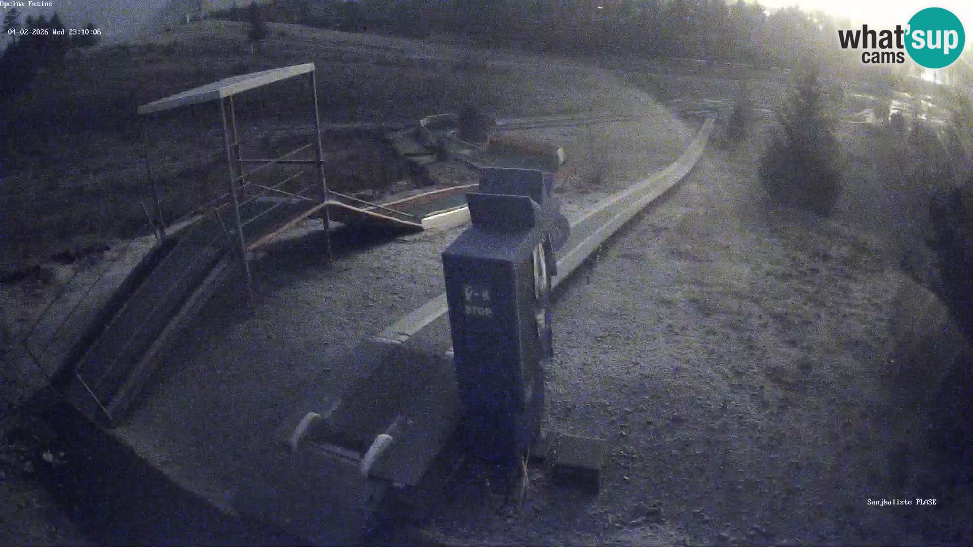 Live webcam Fužine toboggan run – Croatia