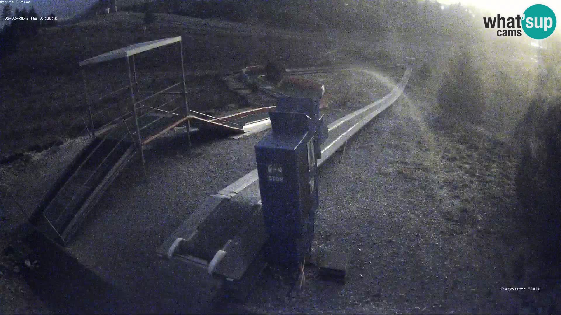 Live webcam Fužine toboggan run – Croatia