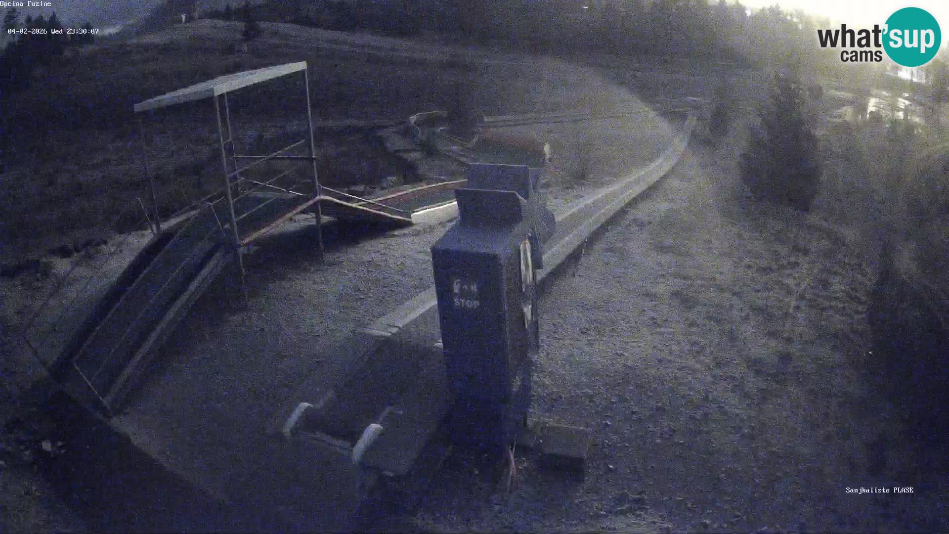 Spletna kamera v živo Sankališče Fužine – Hrvaška